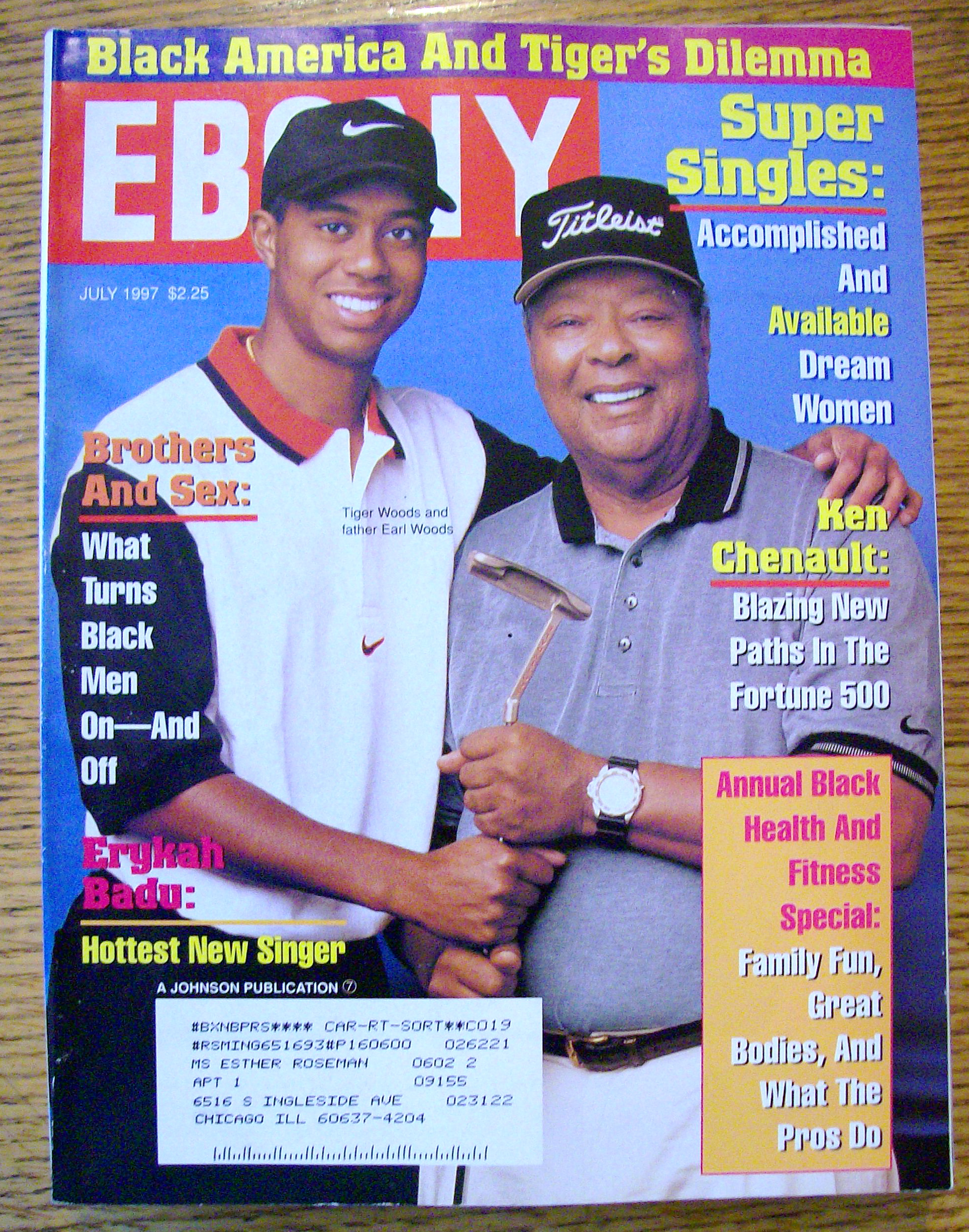 Ebony Magazine - July 1997 - Tiger Woods
