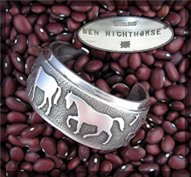 Ben Nighthorse Campbell Cheyenne Sterling Silver Cuff