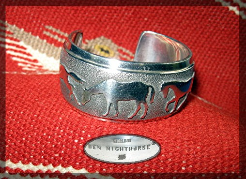 Ben Nighthorse Campbell Cheyenne Sterling Silver Cuff