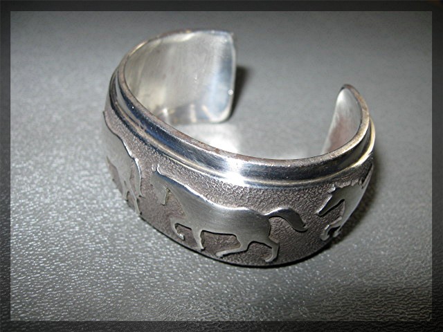 Ben Nighthorse Campbell Cheyenne Sterling Silver Cuff