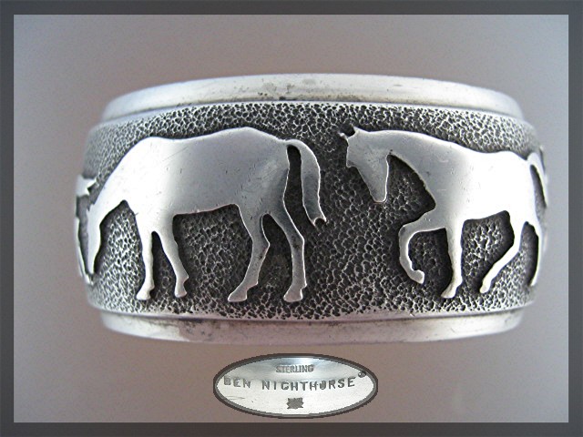 Ben Nighthorse Campbell Cheyenne Sterling Silver Cuff