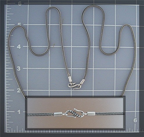 Sterling Silver Chain Necklace S Clasp