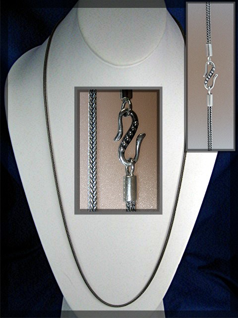 Sterling Silver Chain Necklace S Clasp