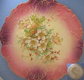 Porcelaine French Antique Lebeau Collector's Plate