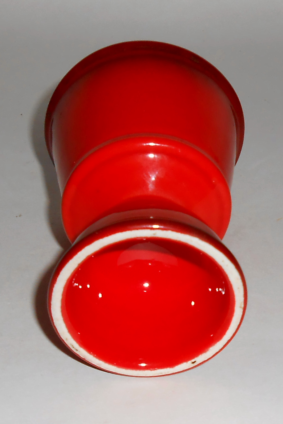 Metlox Poppy Trail Pottery Red Rooster Egg Cup