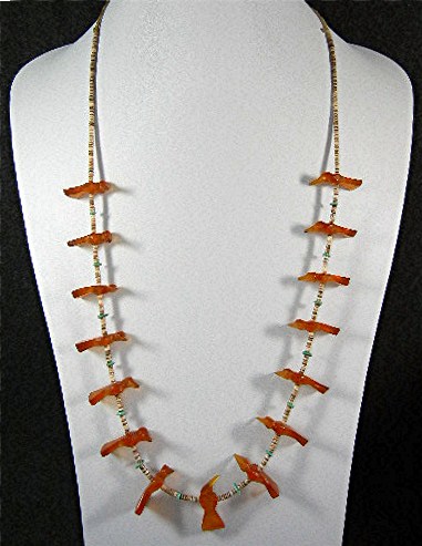 Fetish Amber Turquoise Heishi Necklace