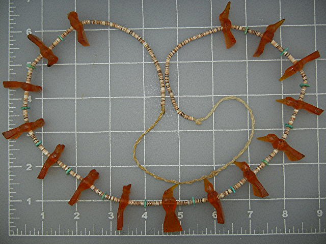 Fetish Amber Turquoise Heishi  Necklace