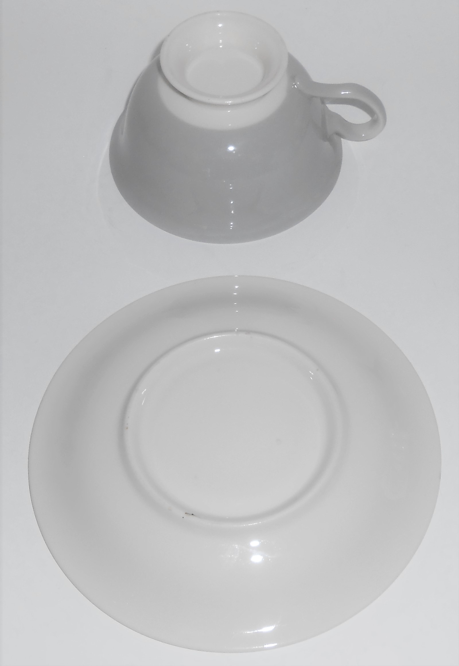 Franciscan China Encino Breakfast Grey Cup & Saucer Set
