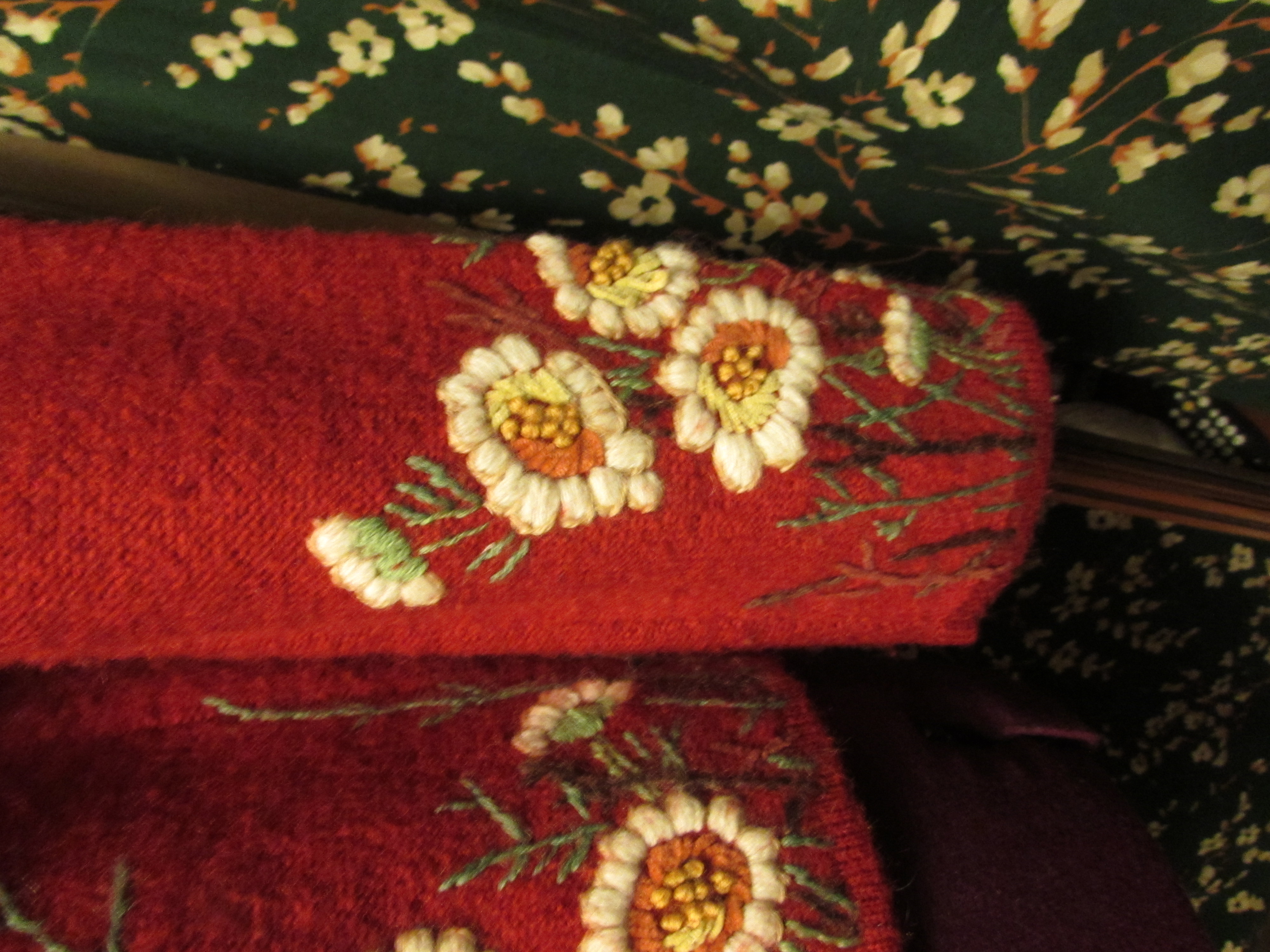 Deborah Ann Burnham Sweater XL Hand made Hand Painted