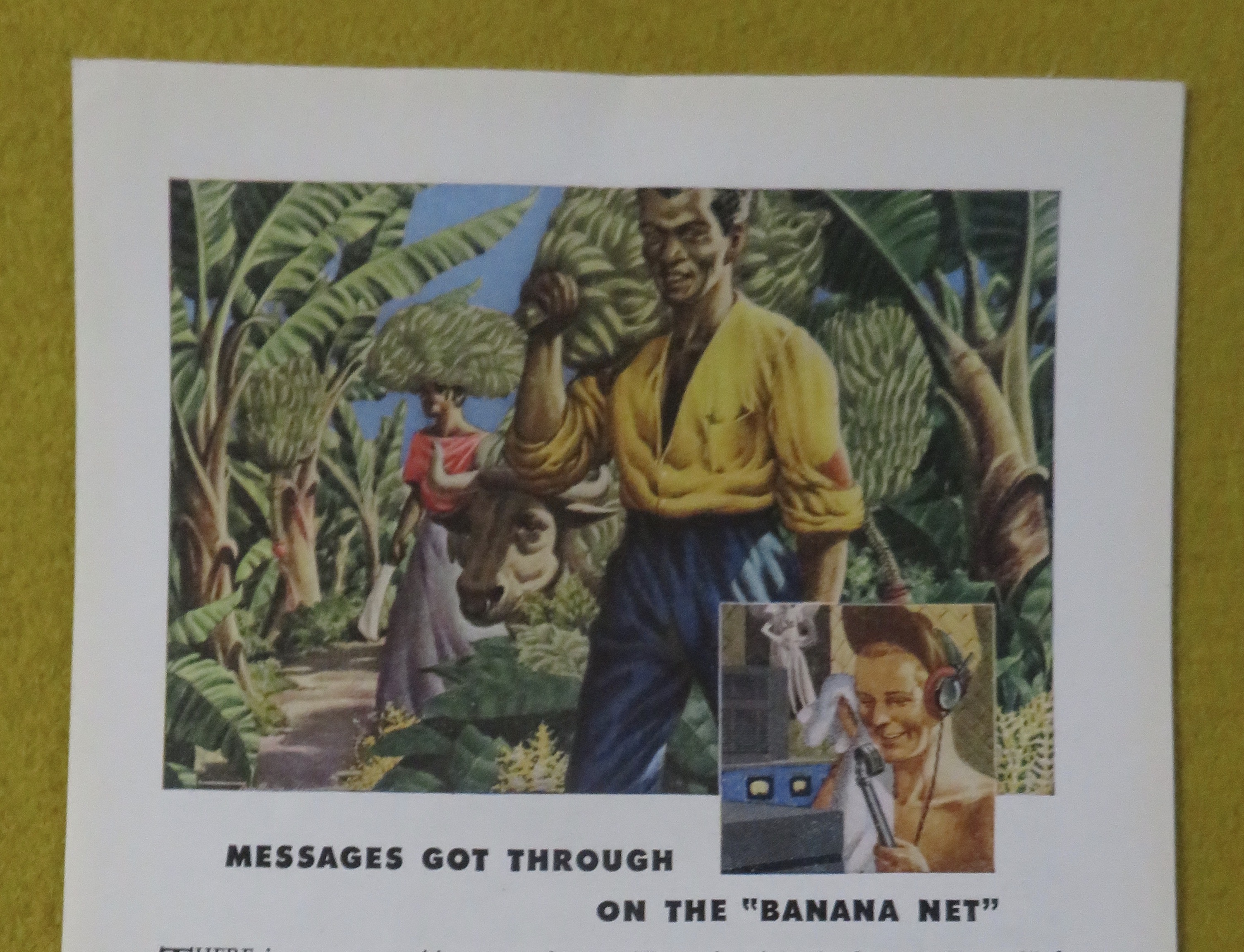 1945 Hallicrafters Radio with Messages Got Through