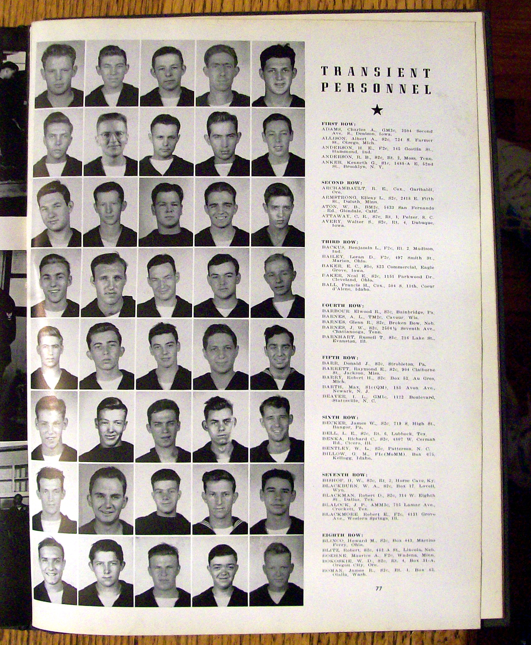 1945 U. S. Navy Yearbook - Our Navy In Action
