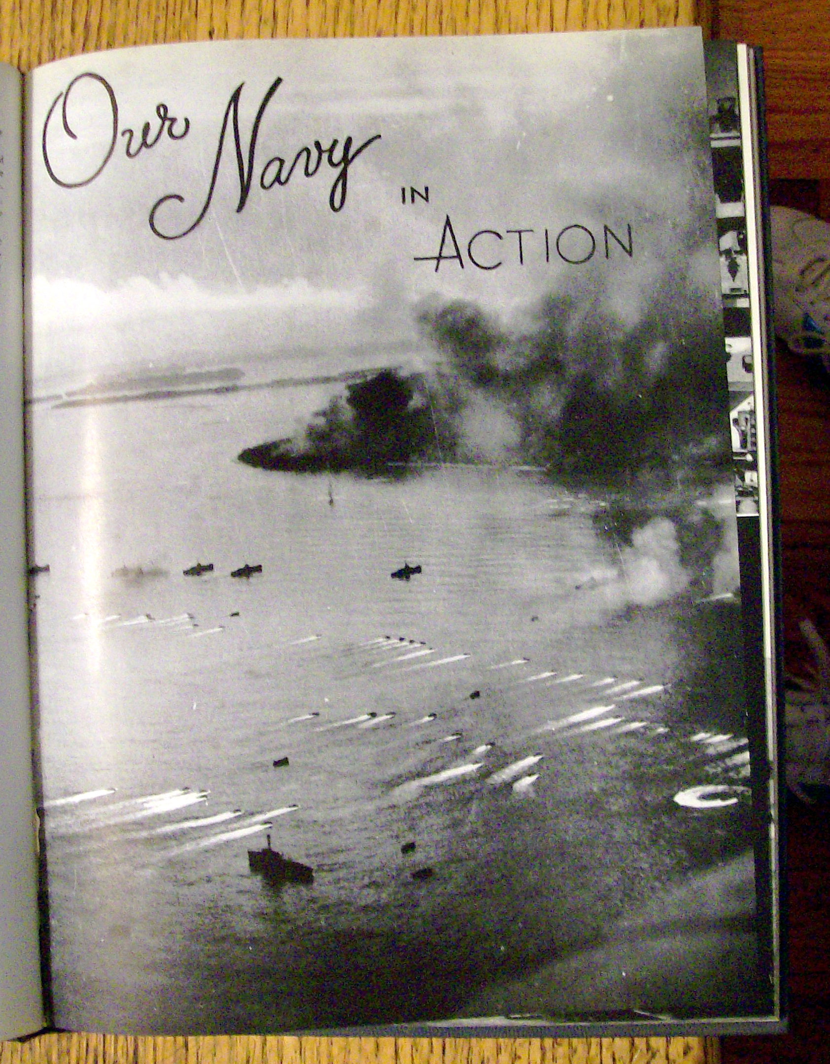 1945 U. S. Navy Yearbook - Our Navy In Action