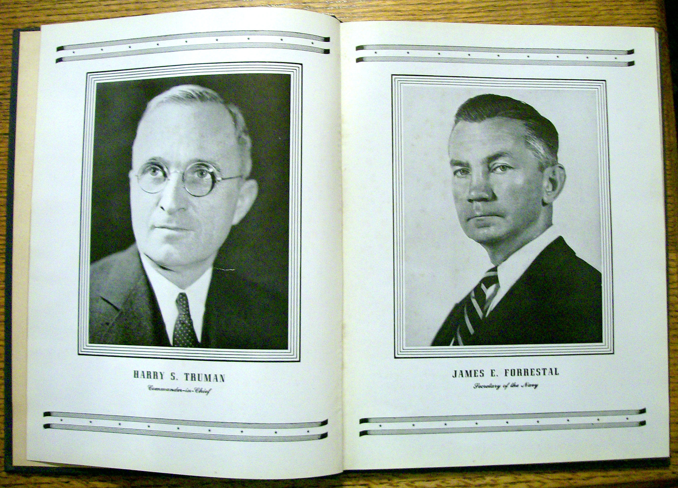 1945 U. S. Navy Yearbook - Our Navy In Action