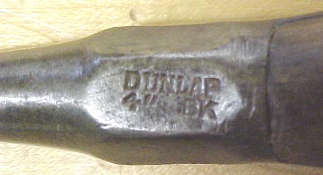 Dunlap Machinist Screwdriver Wood Handle Rare!