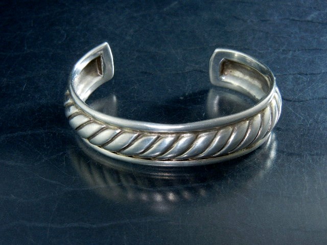 Native American Sterling Silver Cuff Bracelet