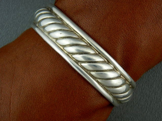 Native American Sterling Silver Cuff Bracelet