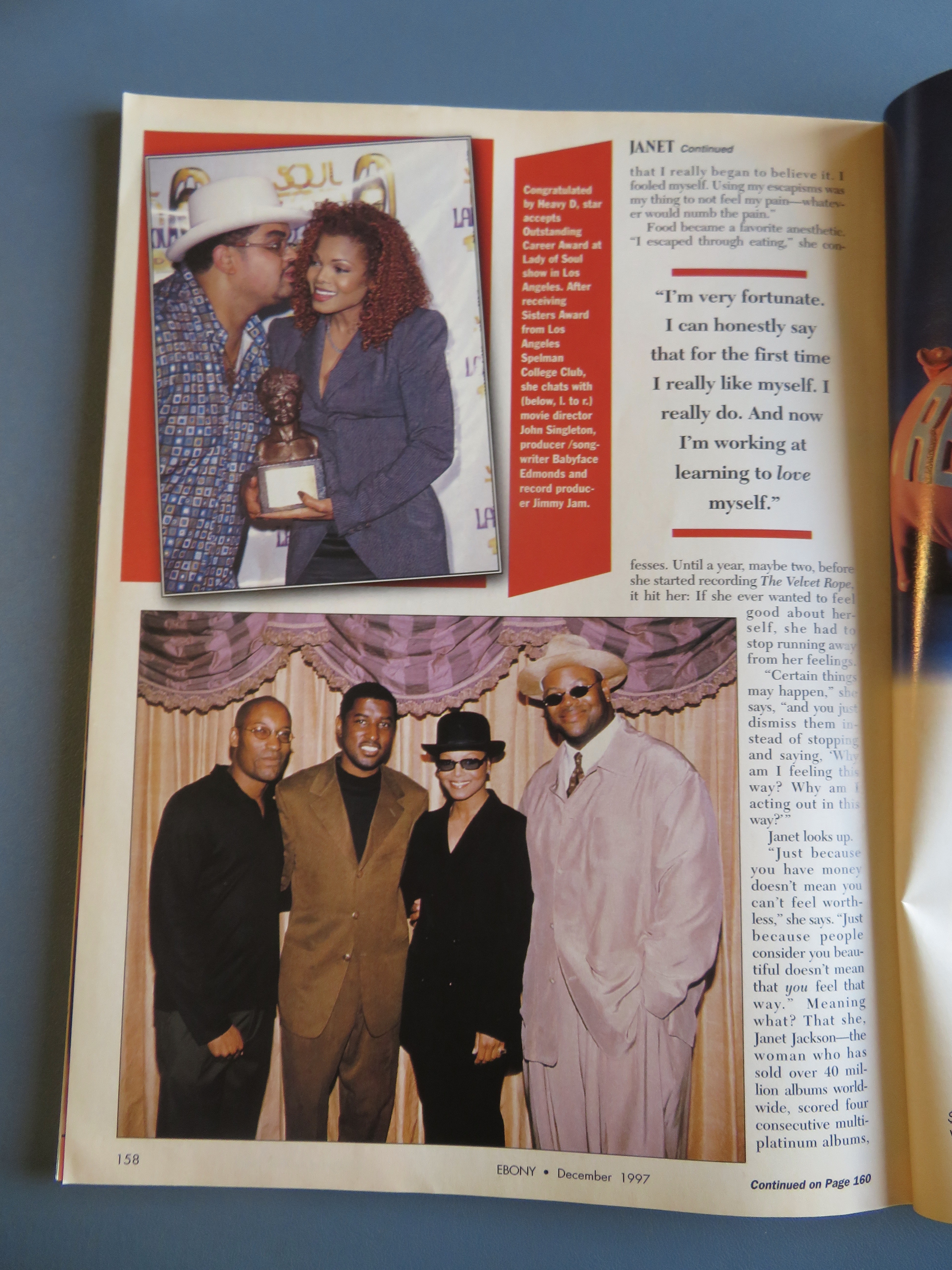 Ebony Magazine - December 1997 - Janet Jackson