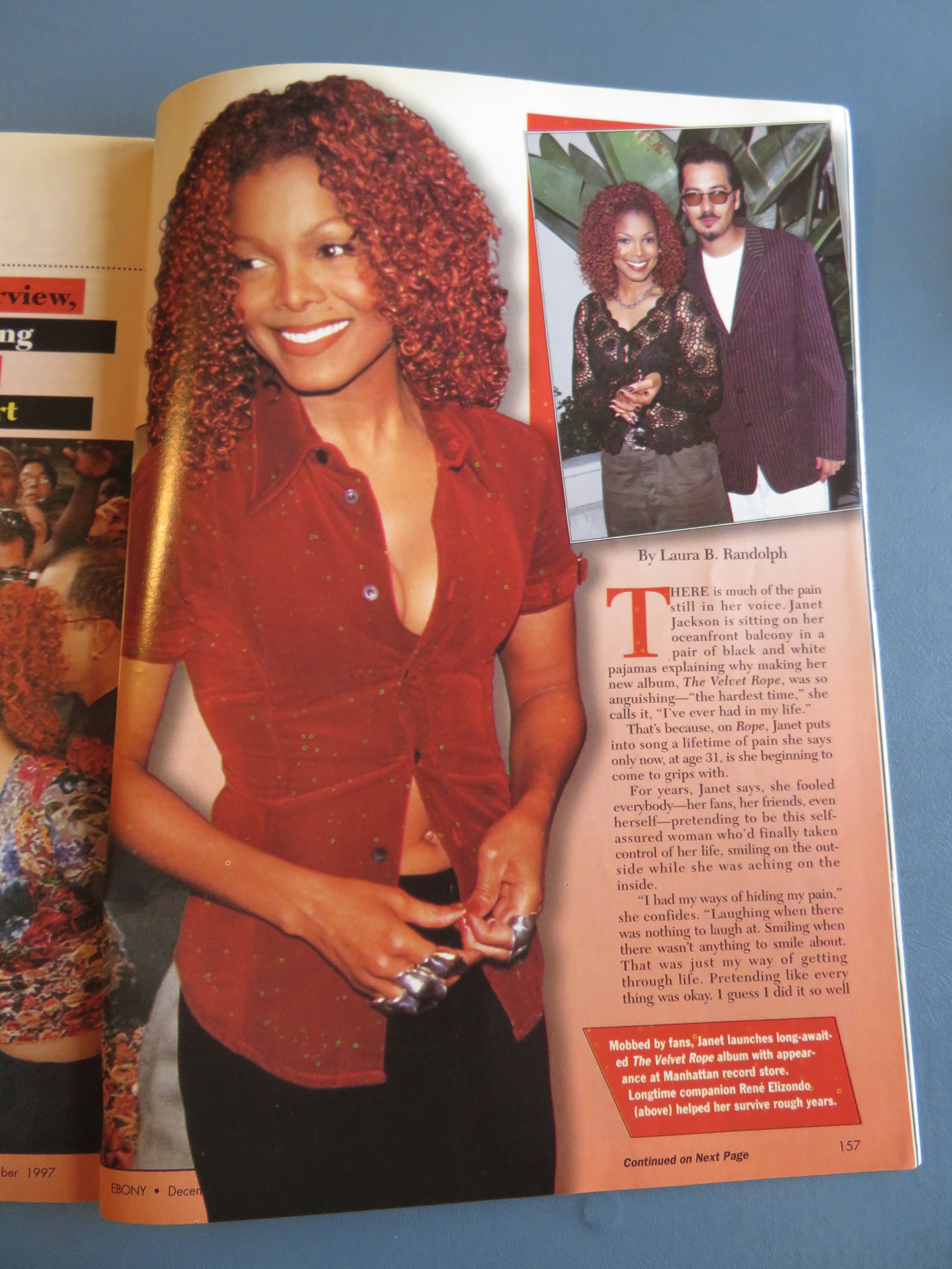 Ebony Magazine - December 1997 - Janet Jackson
