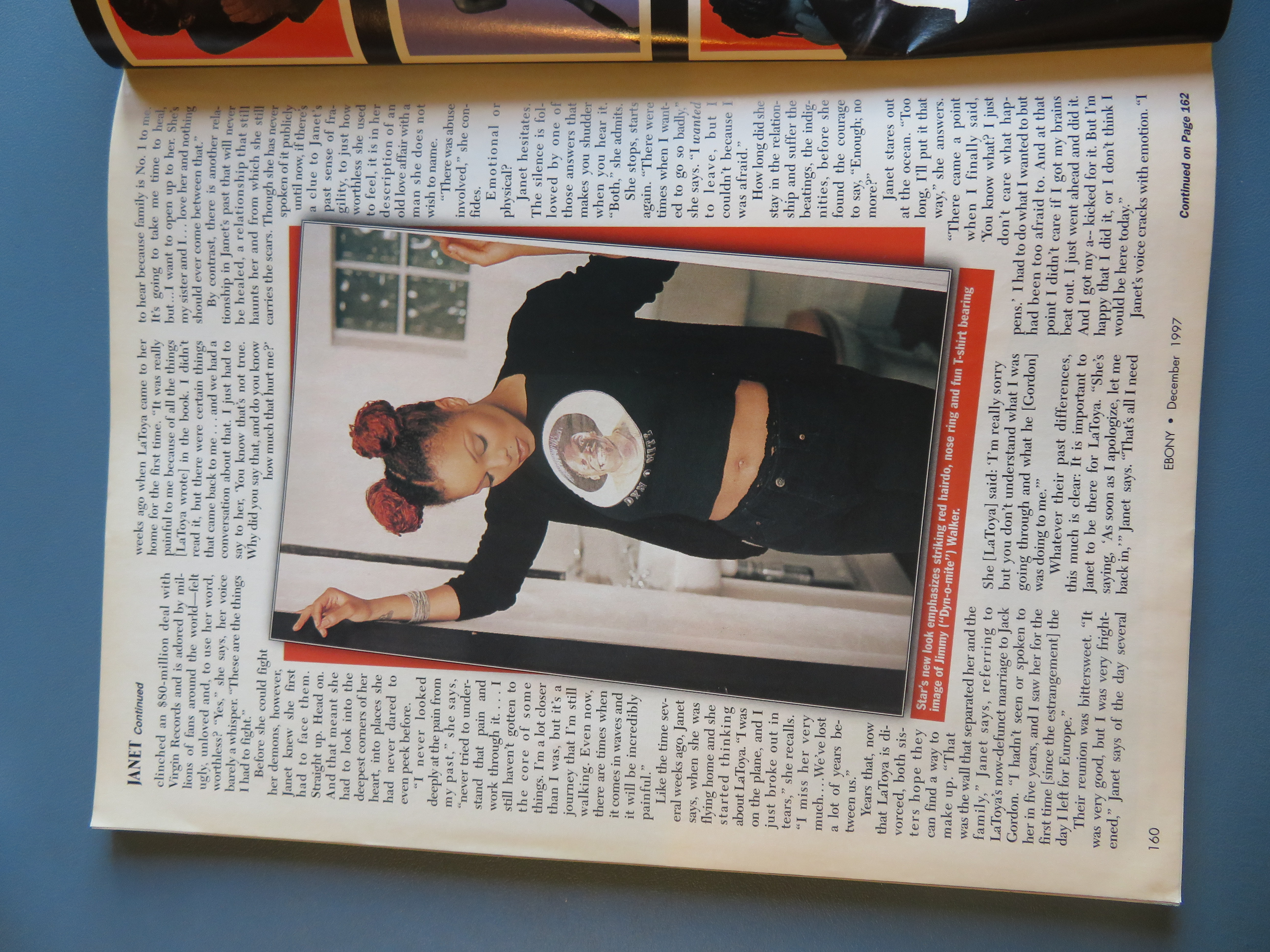 Ebony Magazine - December 1997 - Janet Jackson