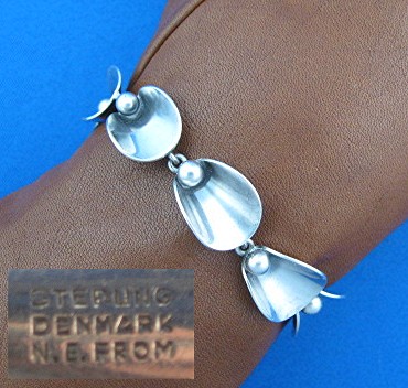 M E FROM Denmark Sterling Silver Bracelet
