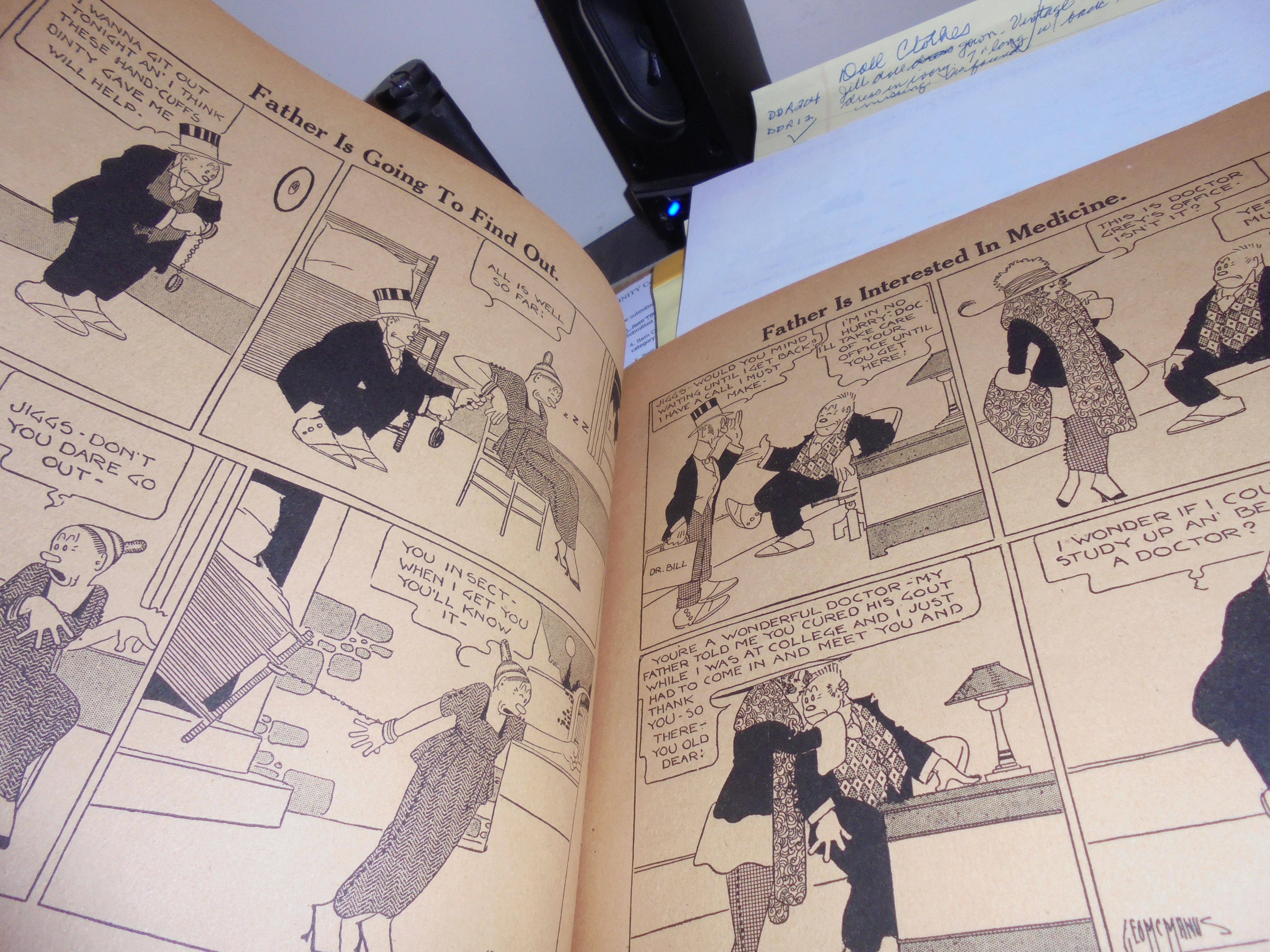 Bringing Up Father Book 1921 comic book style