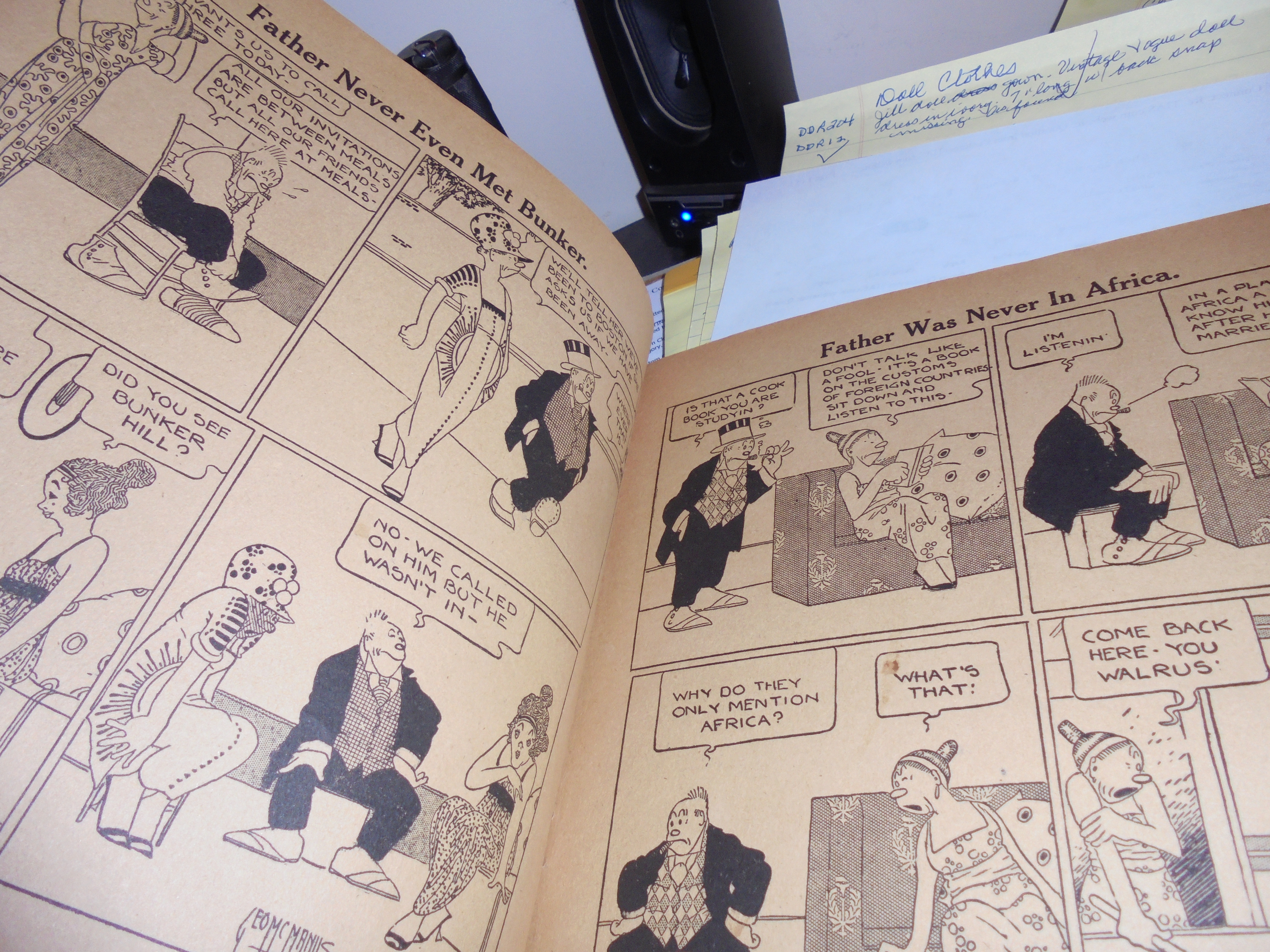 Bringing Up Father Book 1921 comic book style