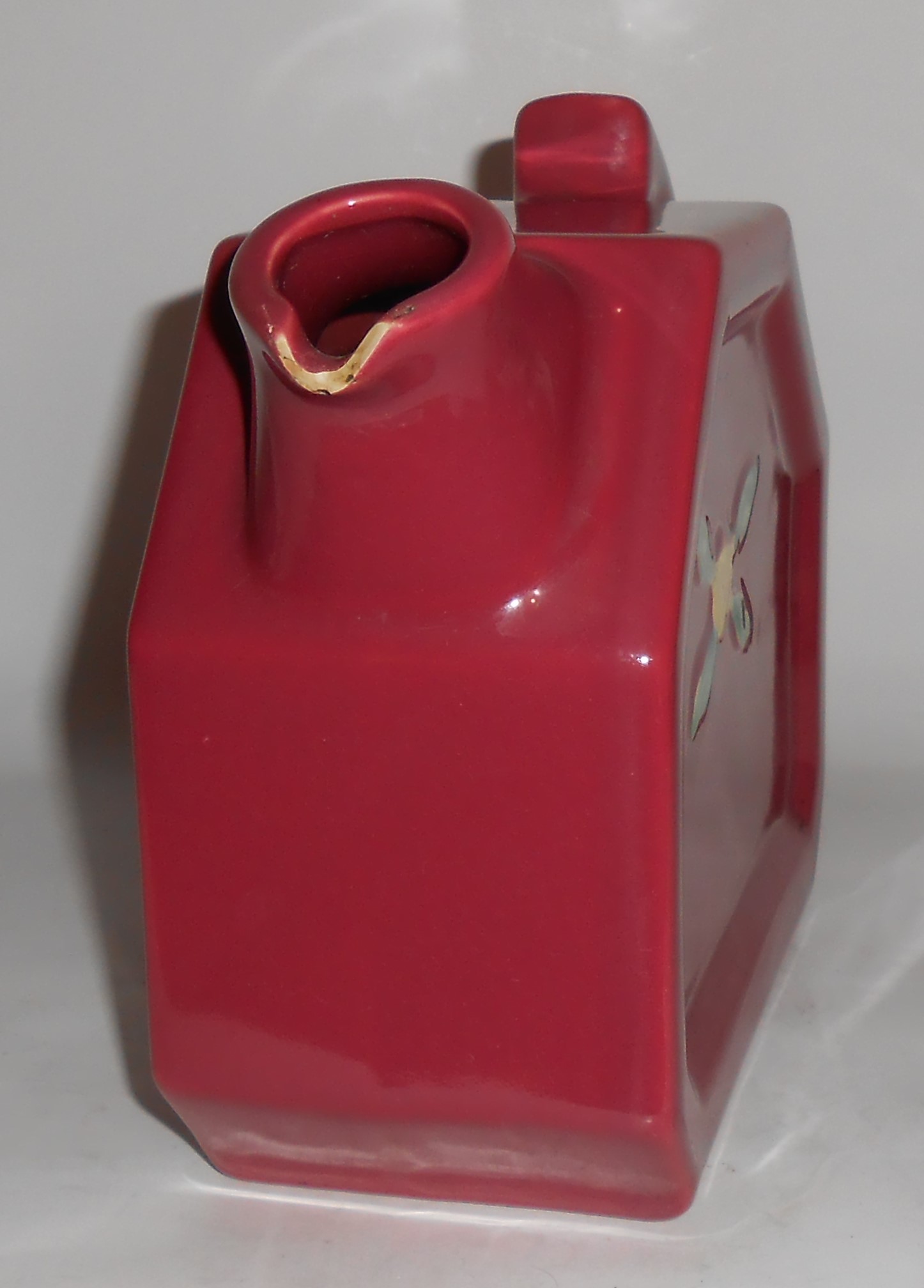 Coors Pottery Rosebud Red Water Server