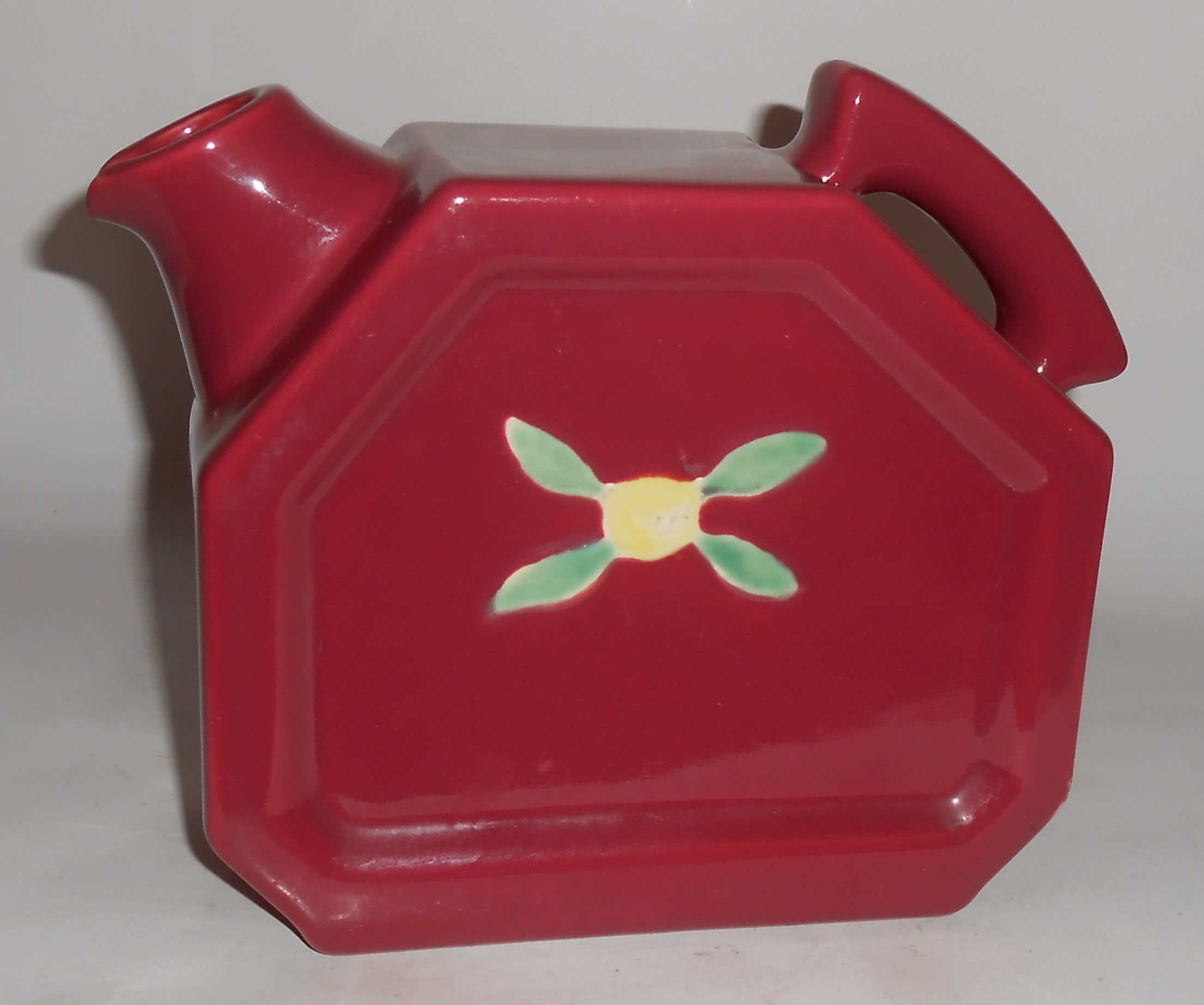 Coors Pottery Rosebud Red Water Server