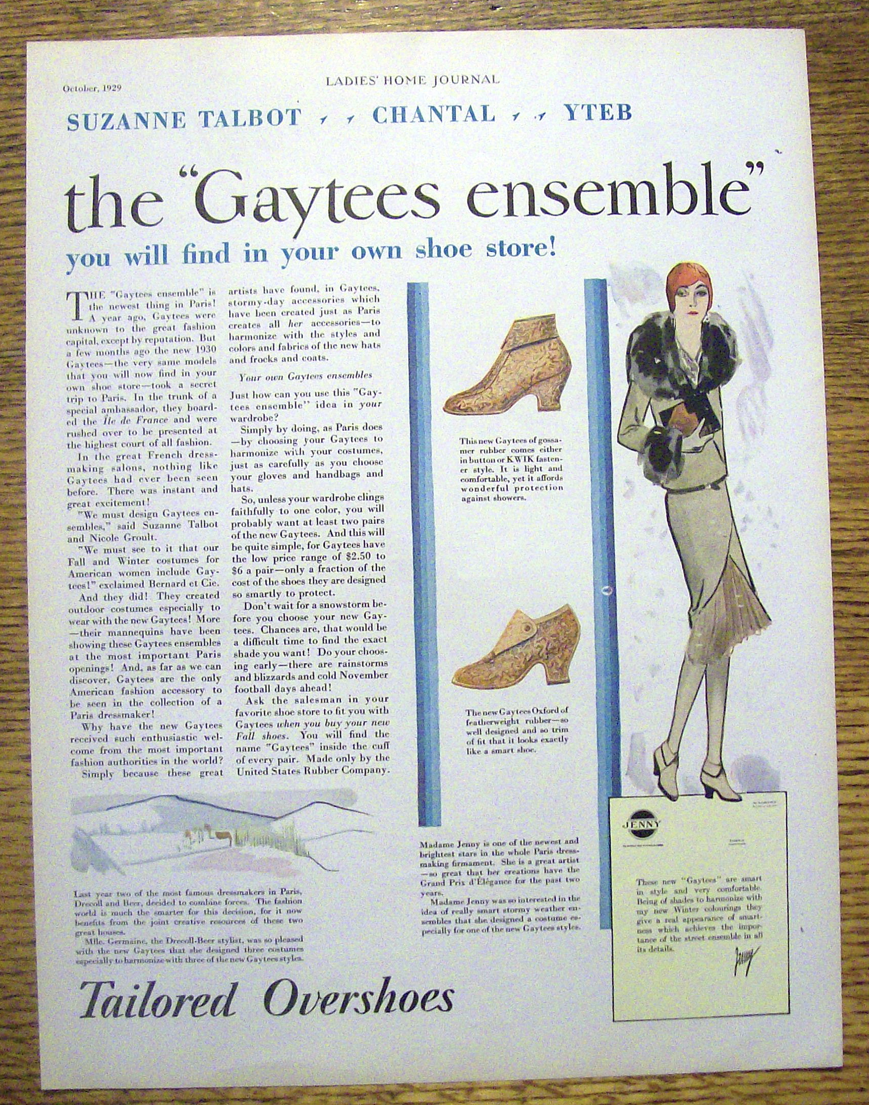 1929 Paris Gaytees Clothing