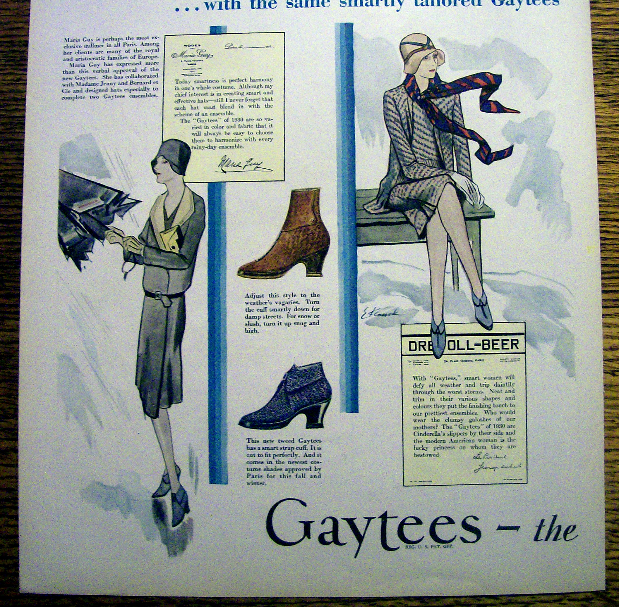 1929 Paris Gaytees Clothing