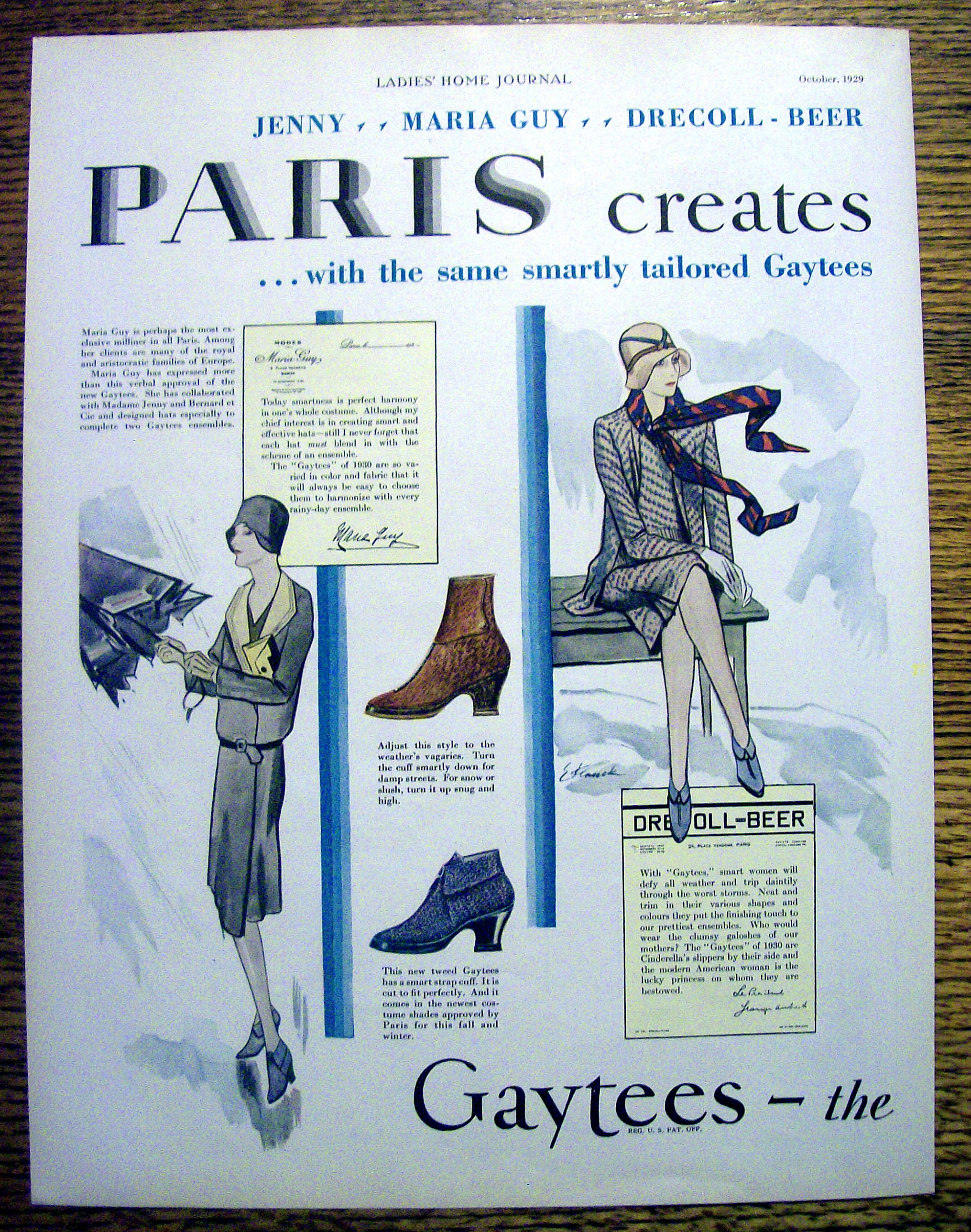 1929 Paris Gaytees Clothing