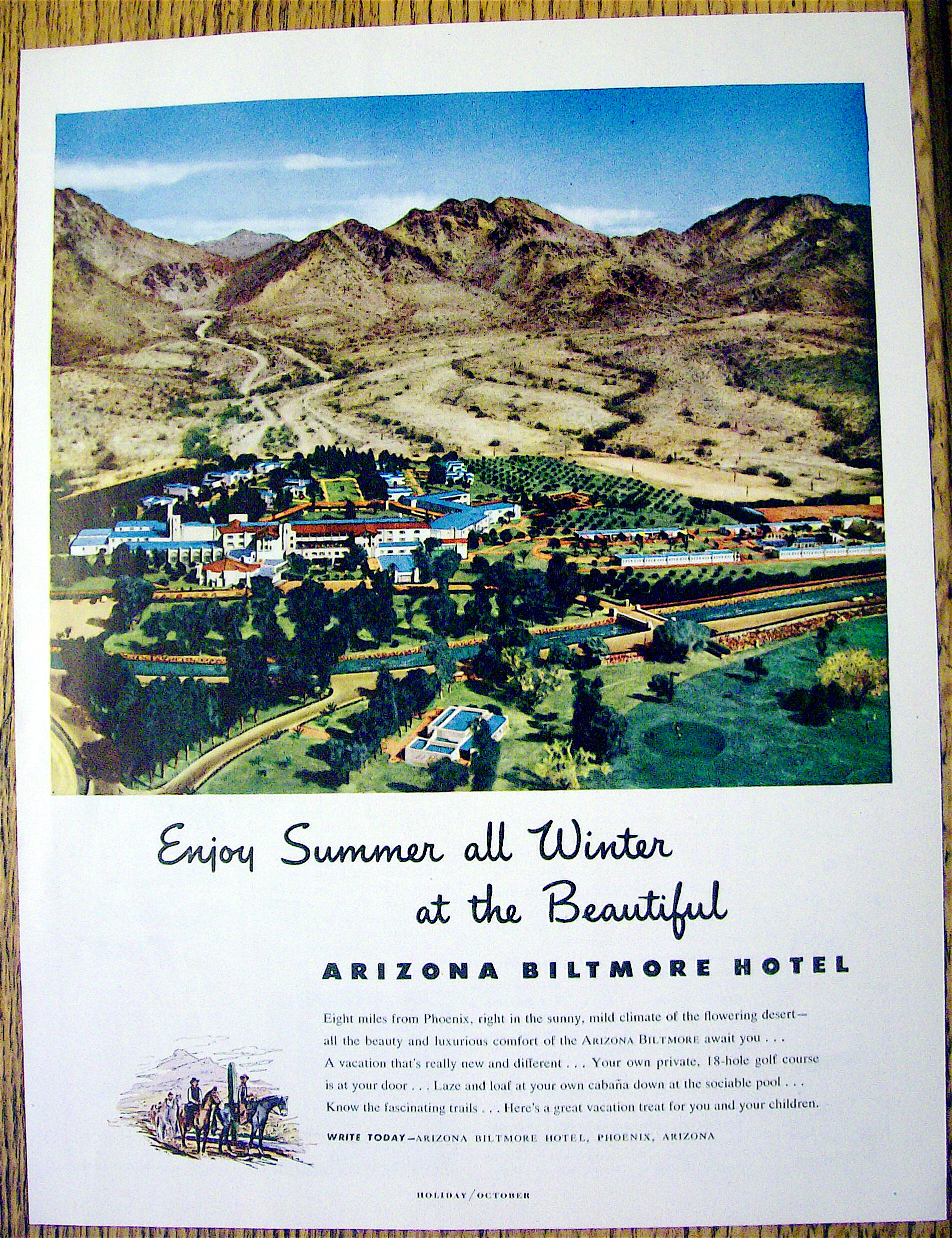 1951 Arizona Biltmore Hotel with The Biltmore Hotel