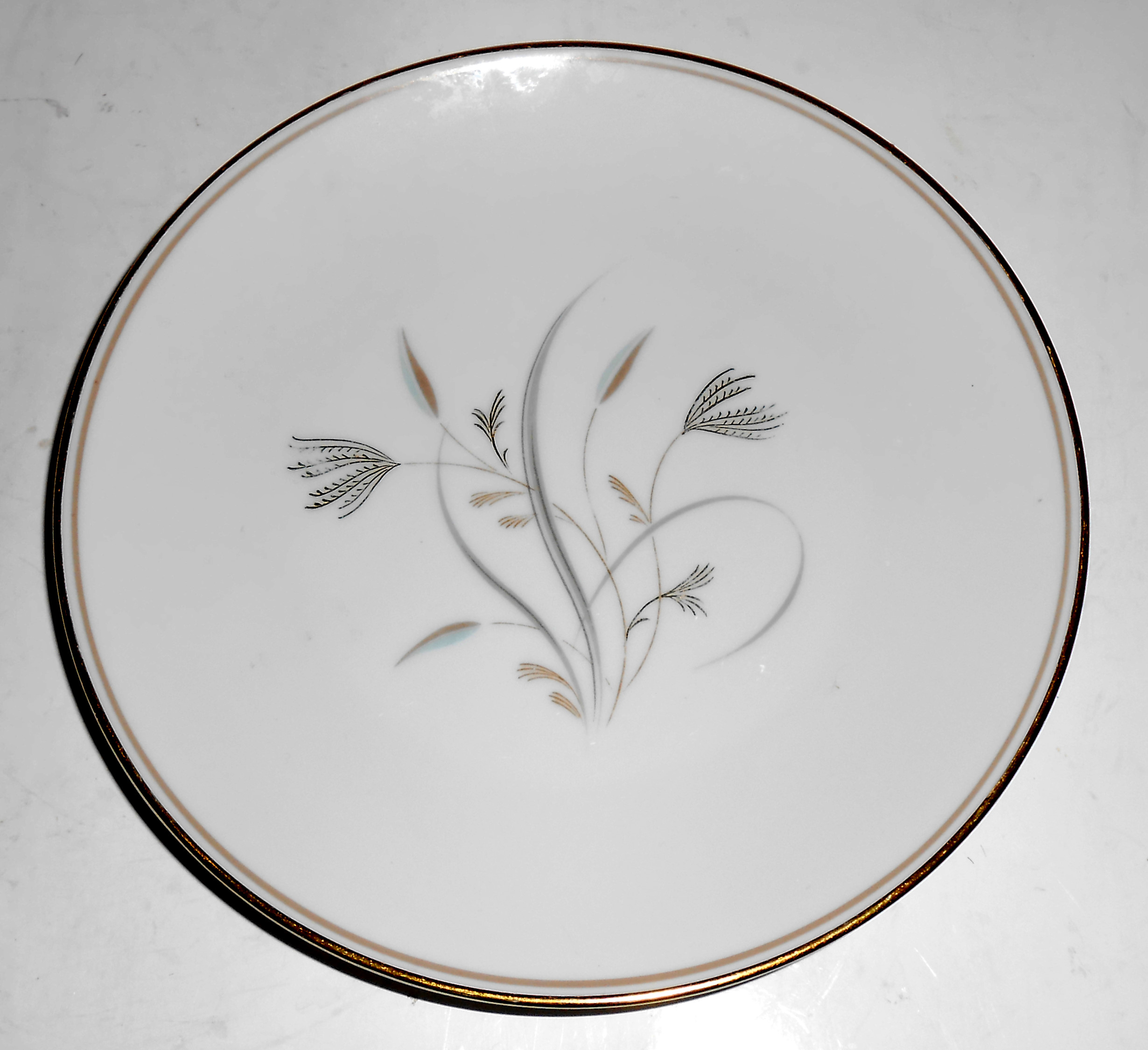 Noritake China Porcelain Gold Band Laverne Bread Plate