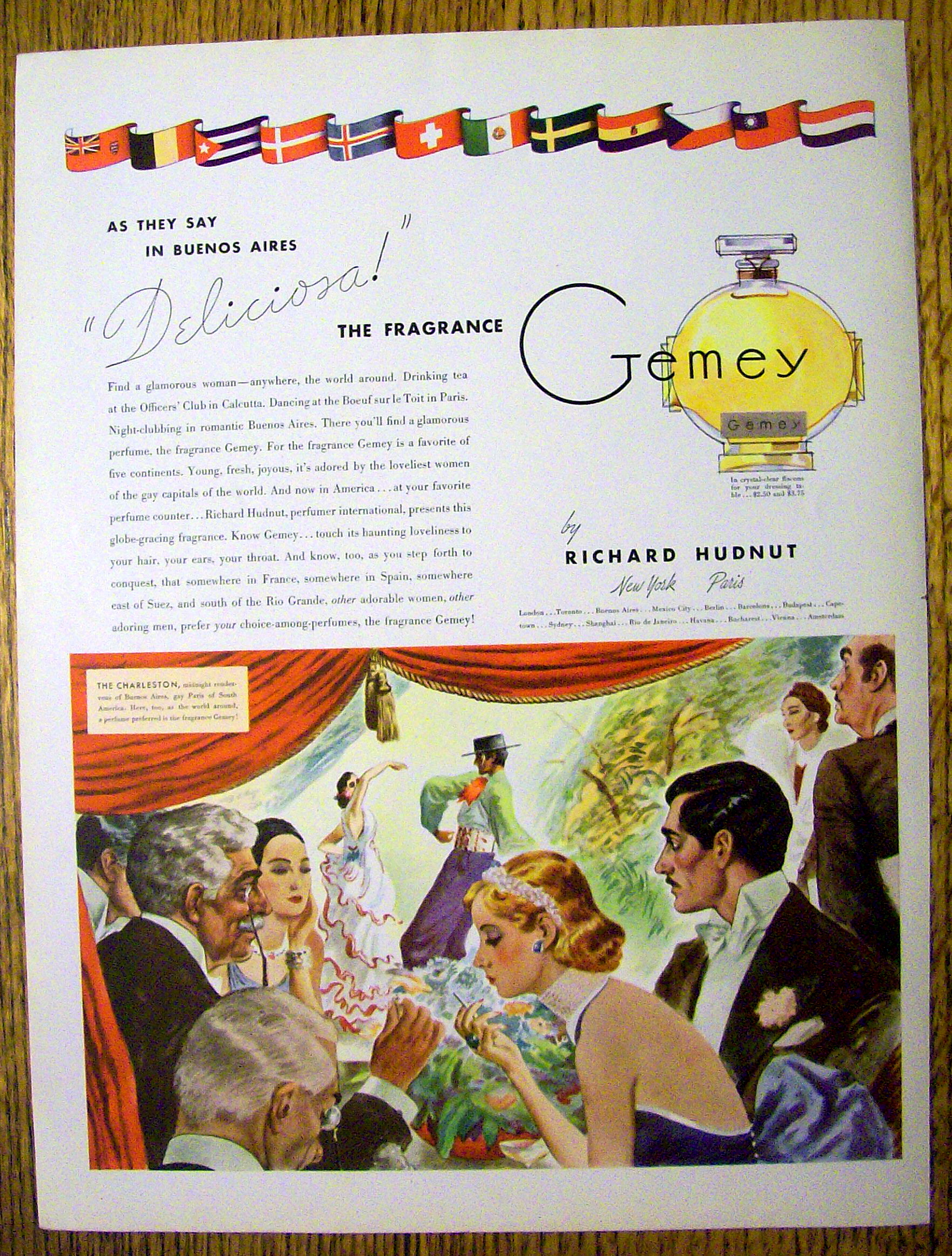1936 Gemey Perfume with The Charleston