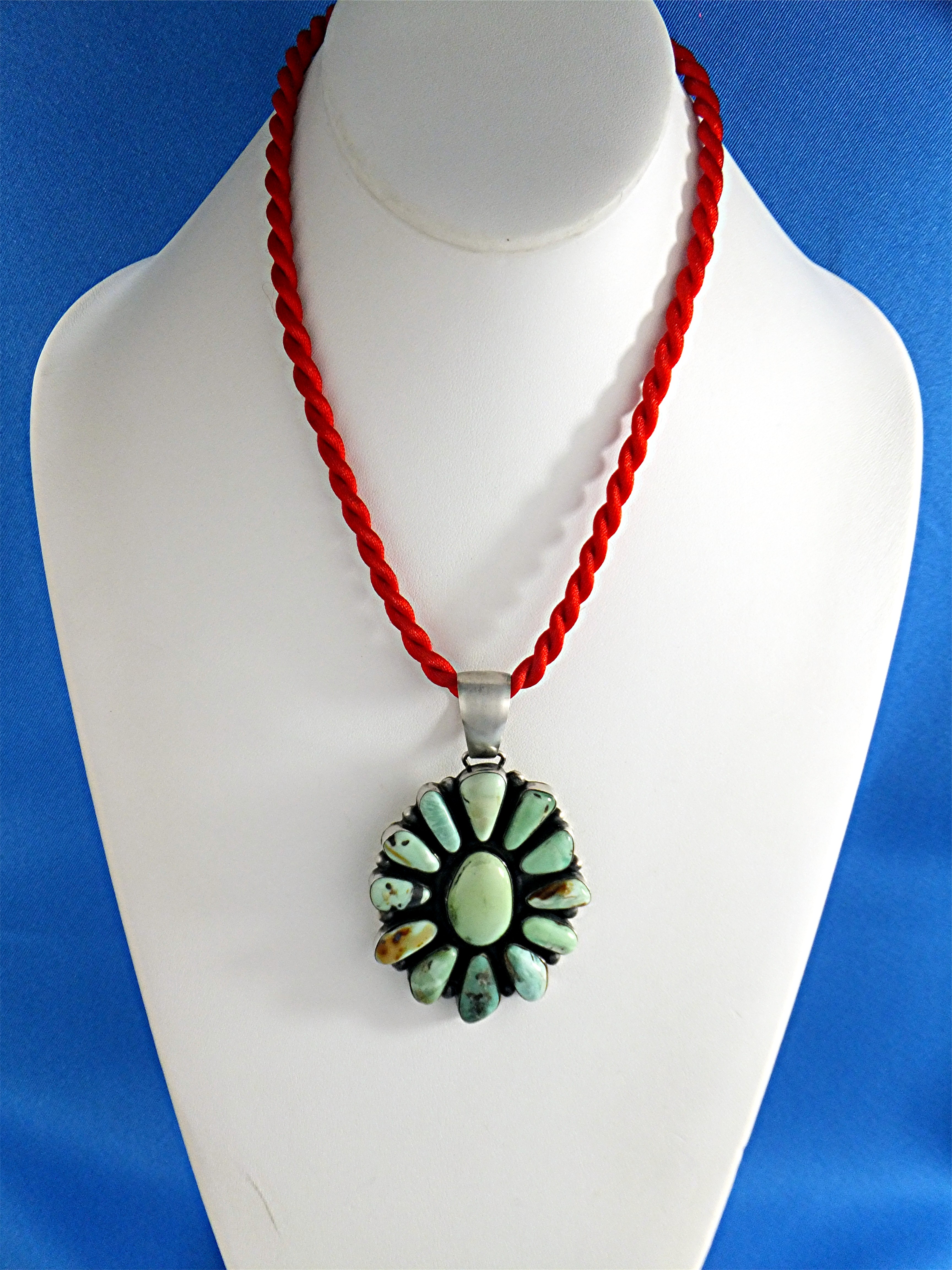 Native American Sterling Silver Orville Jack Turquoise