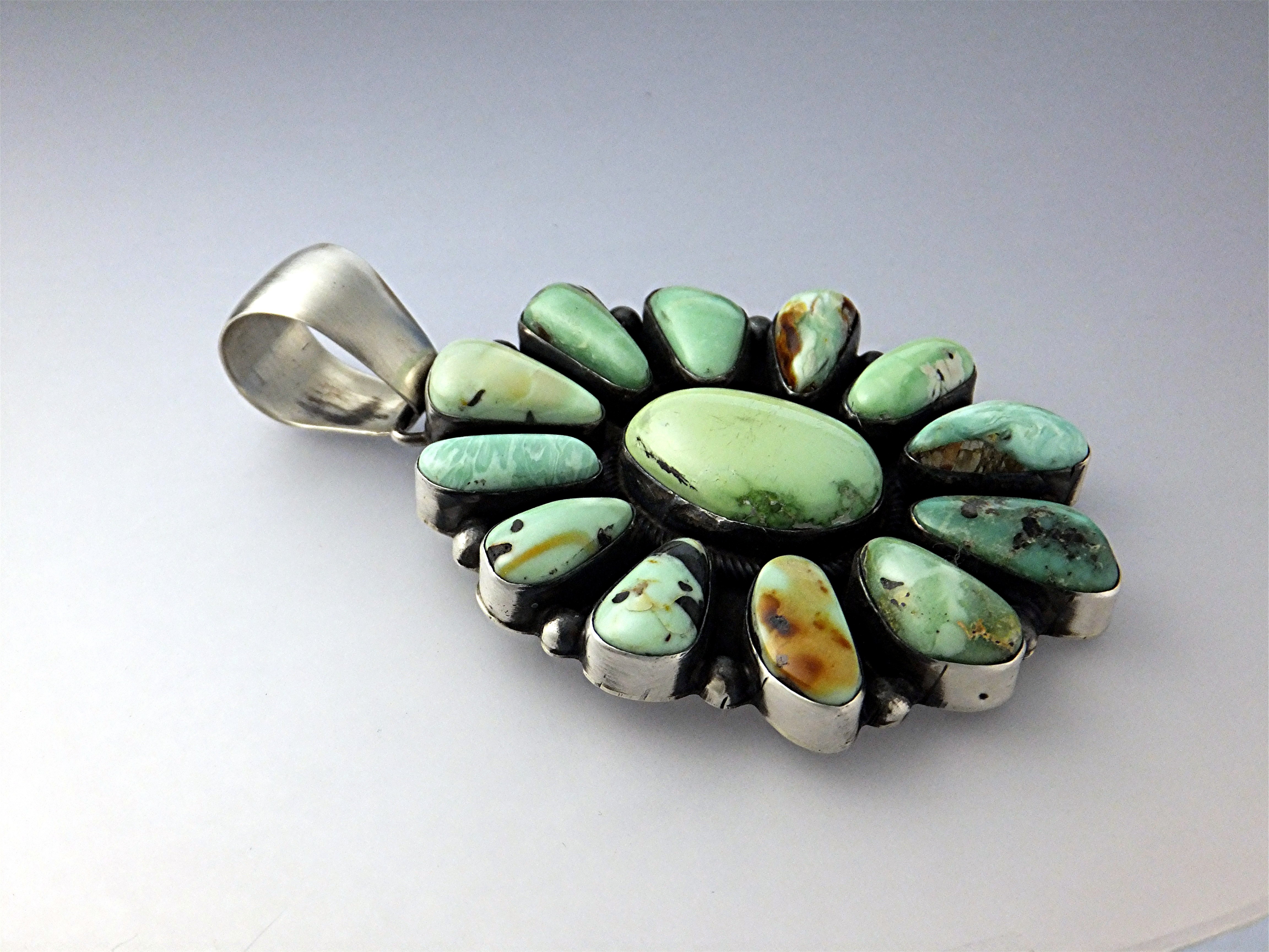 Native American Sterling Silver Orville Jack Turquoise