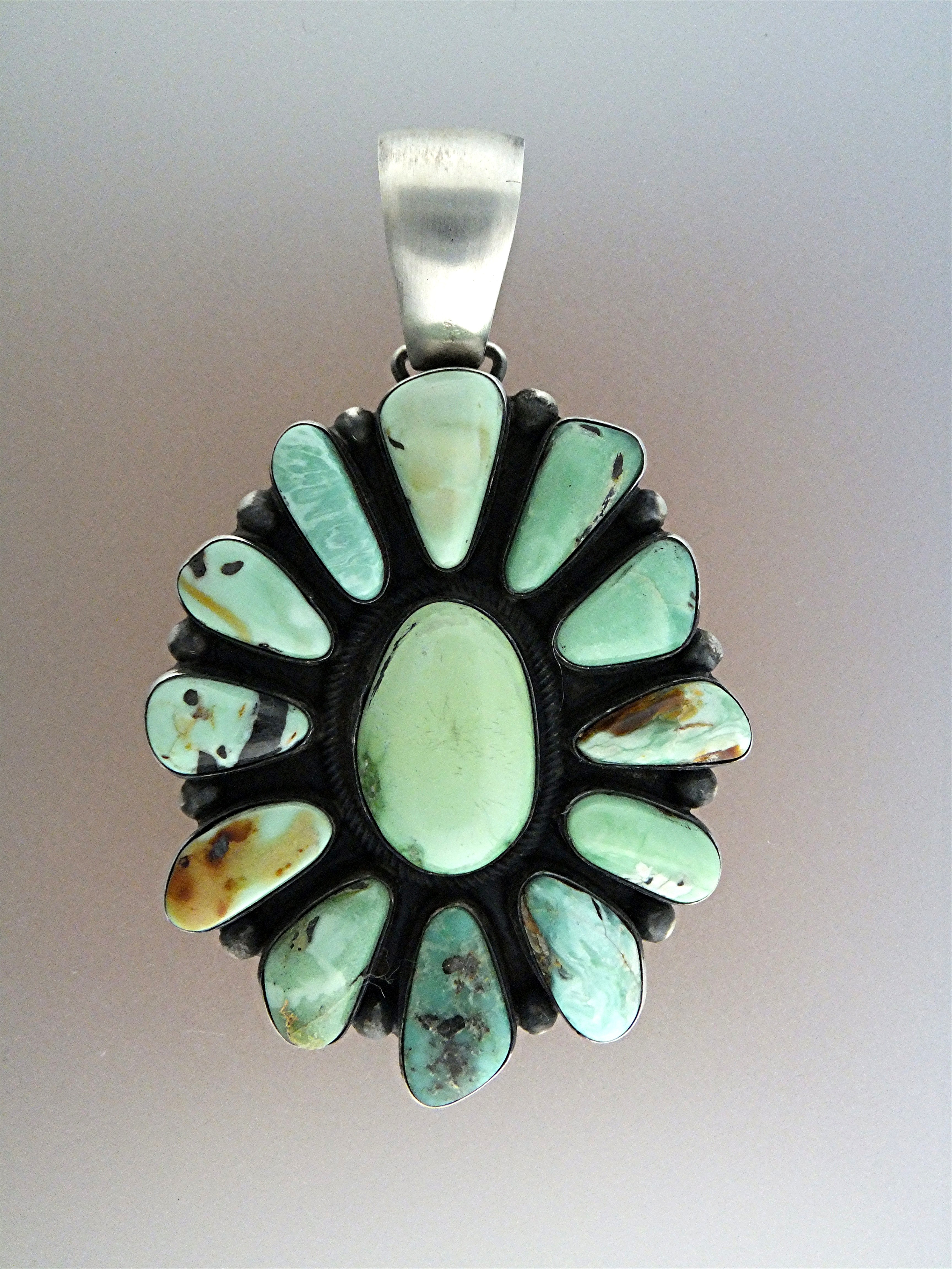Native American Sterling Silver Orville Jack Turquoise