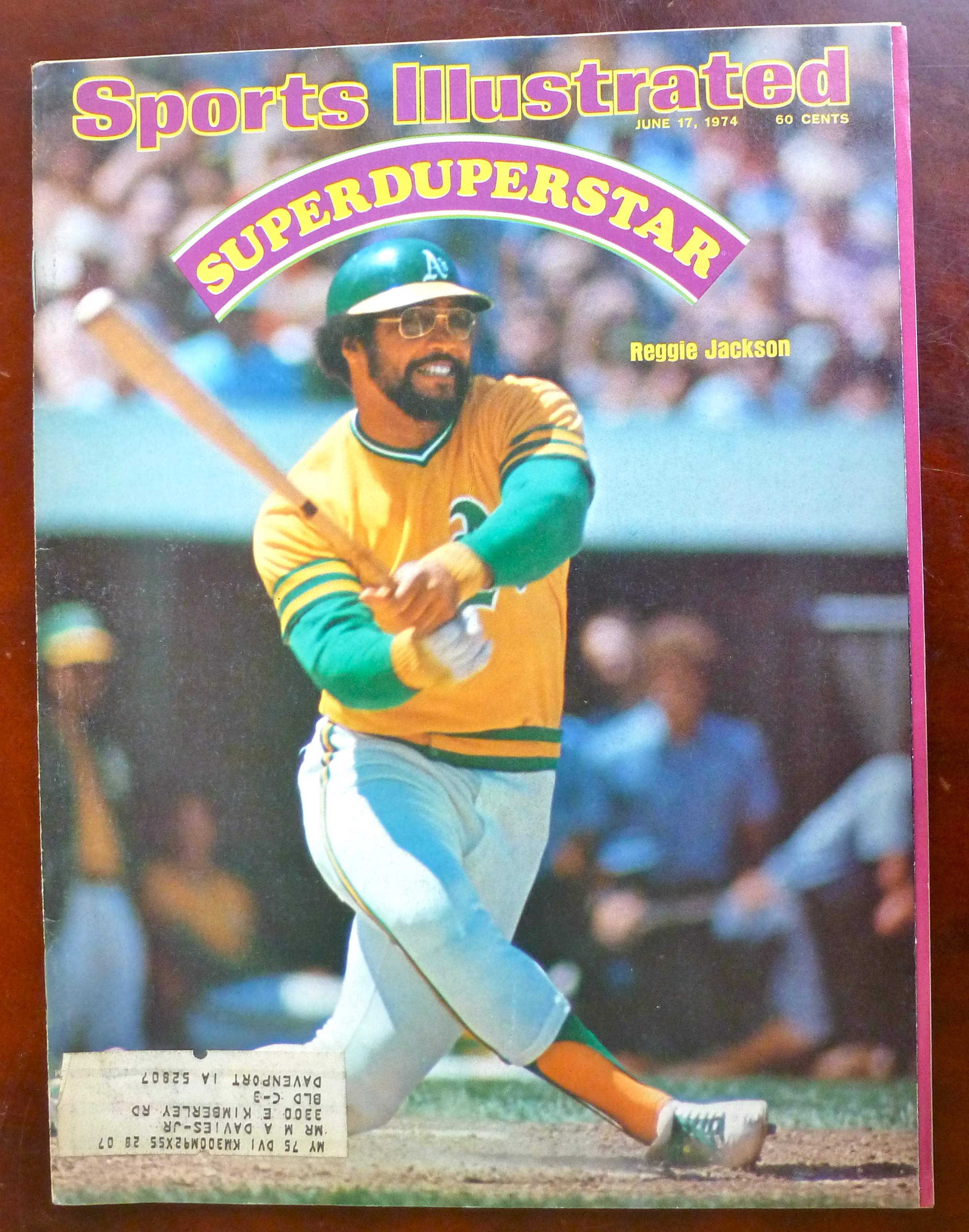 Sports Illustrated Magazine-June 17, 1974-Reggie J.