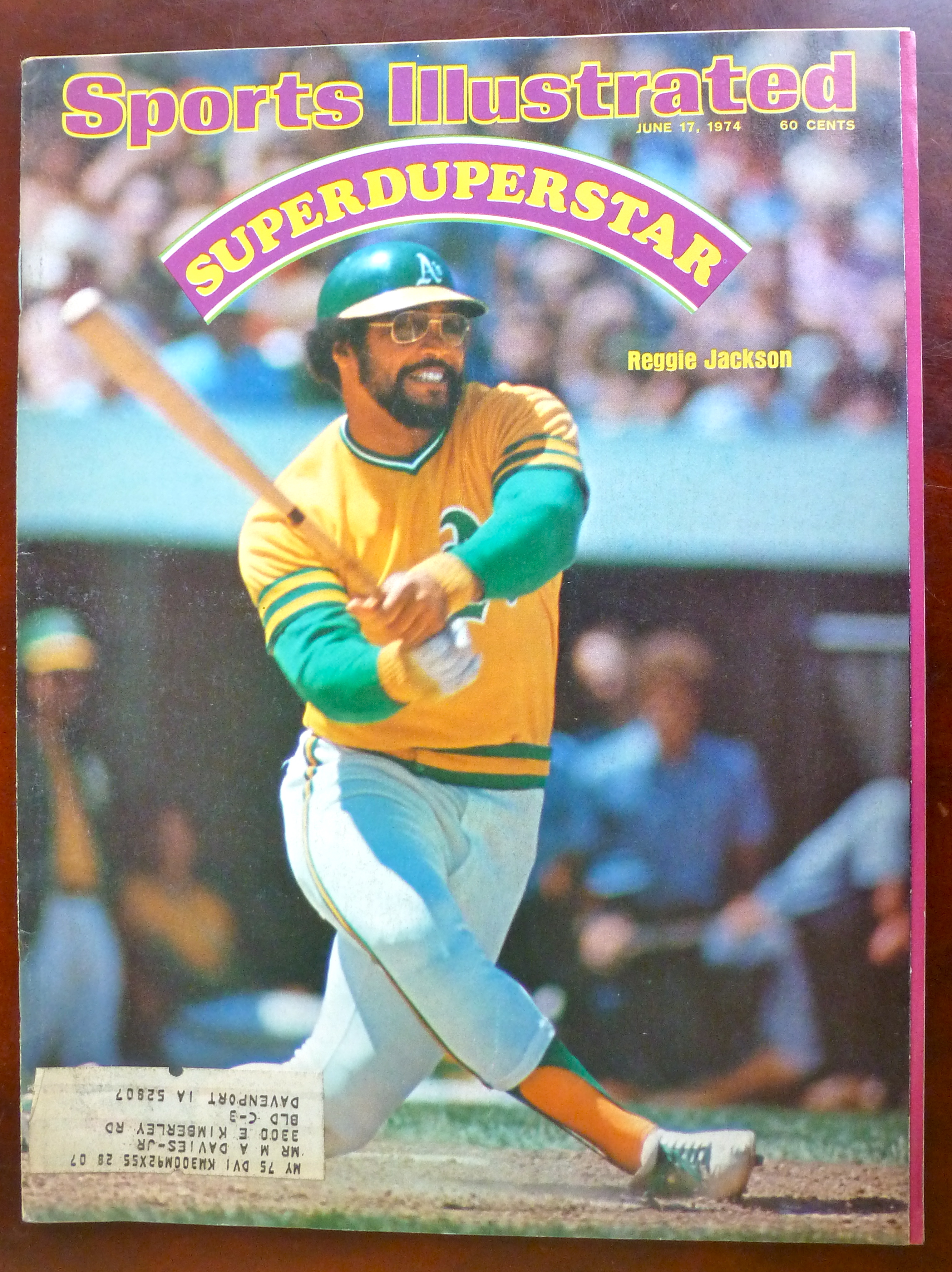 Sports Illustrated Magazine-June 17, 1974-Reggie J.