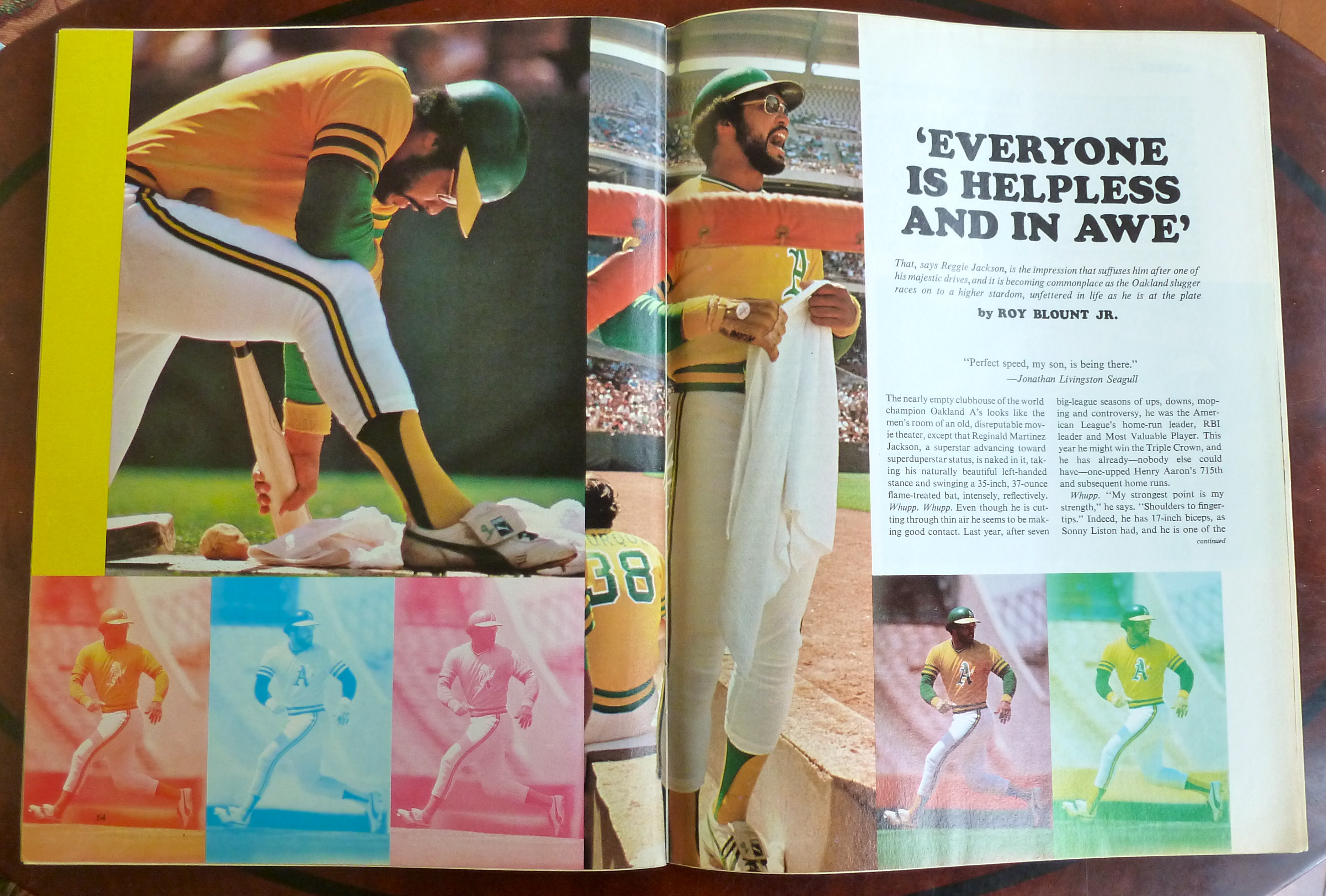 Sports Illustrated Magazine-June 17, 1974-Reggie J.