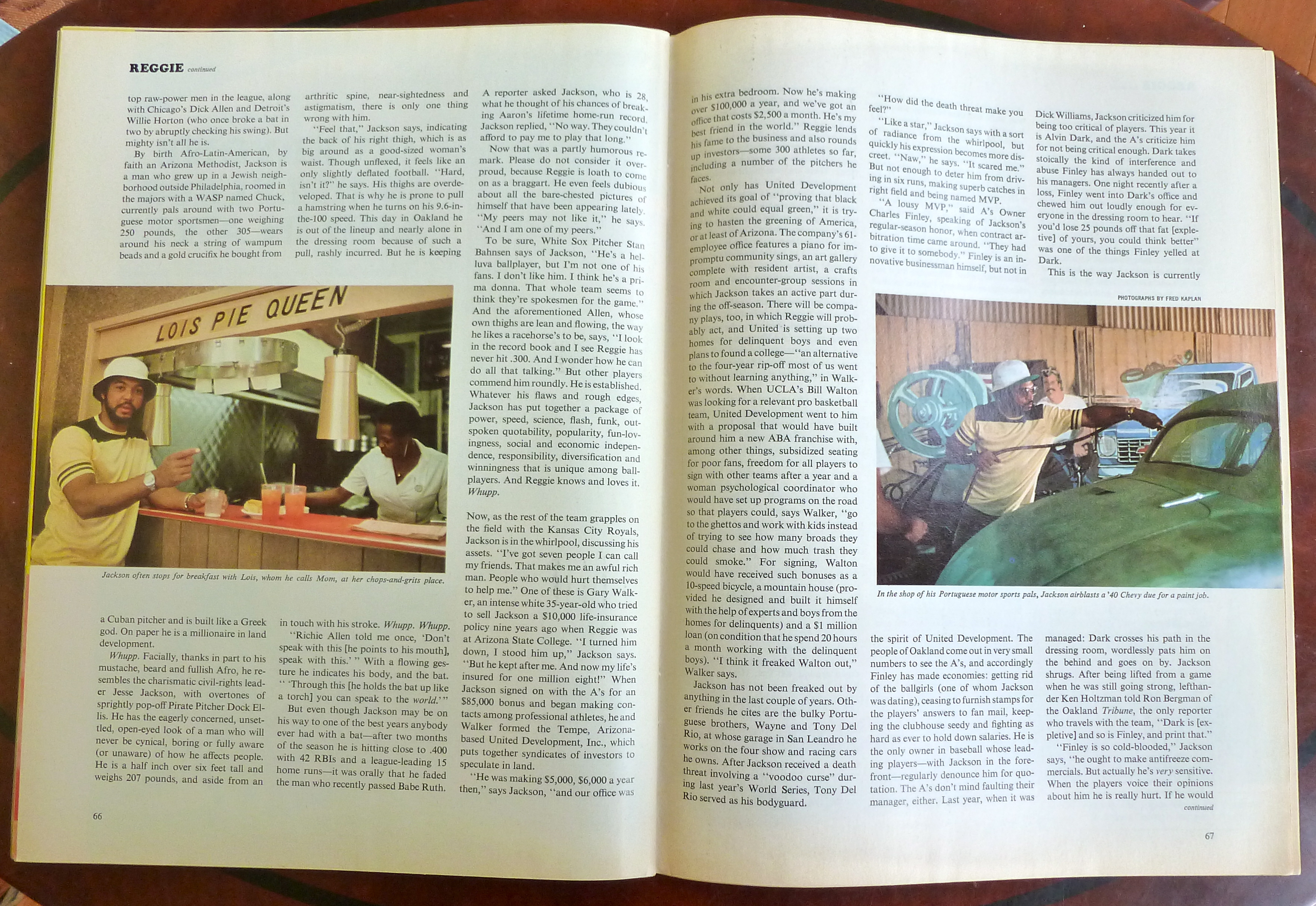 Sports Illustrated Magazine-June 17, 1974-Reggie J.