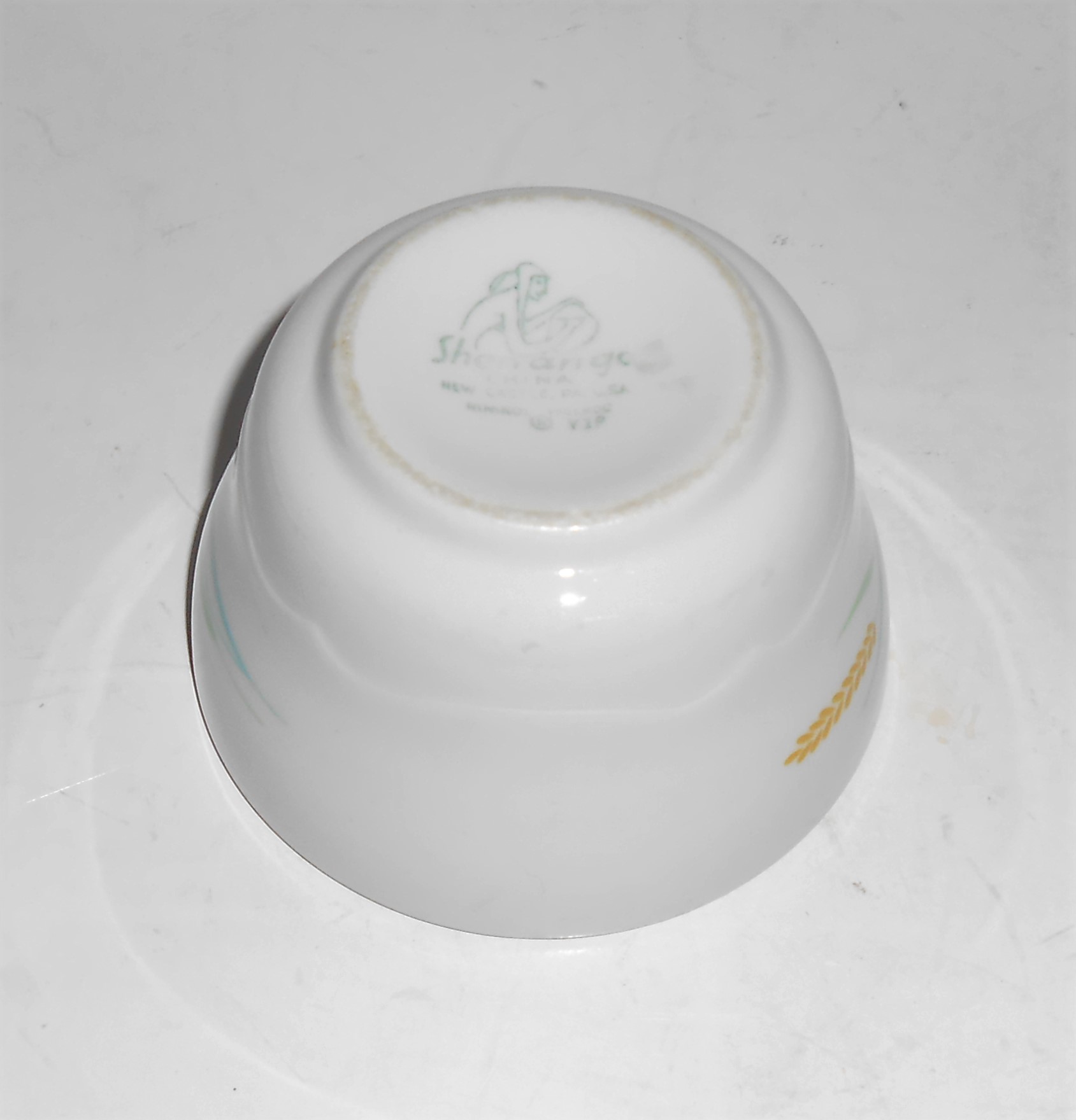 Shenango Restaurant Ware China Wheat Custard Cup