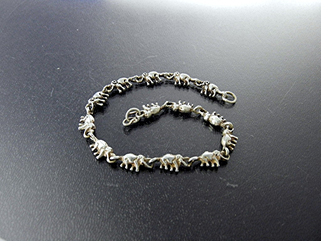 Bracelets Sterling Silver Elephants (2)