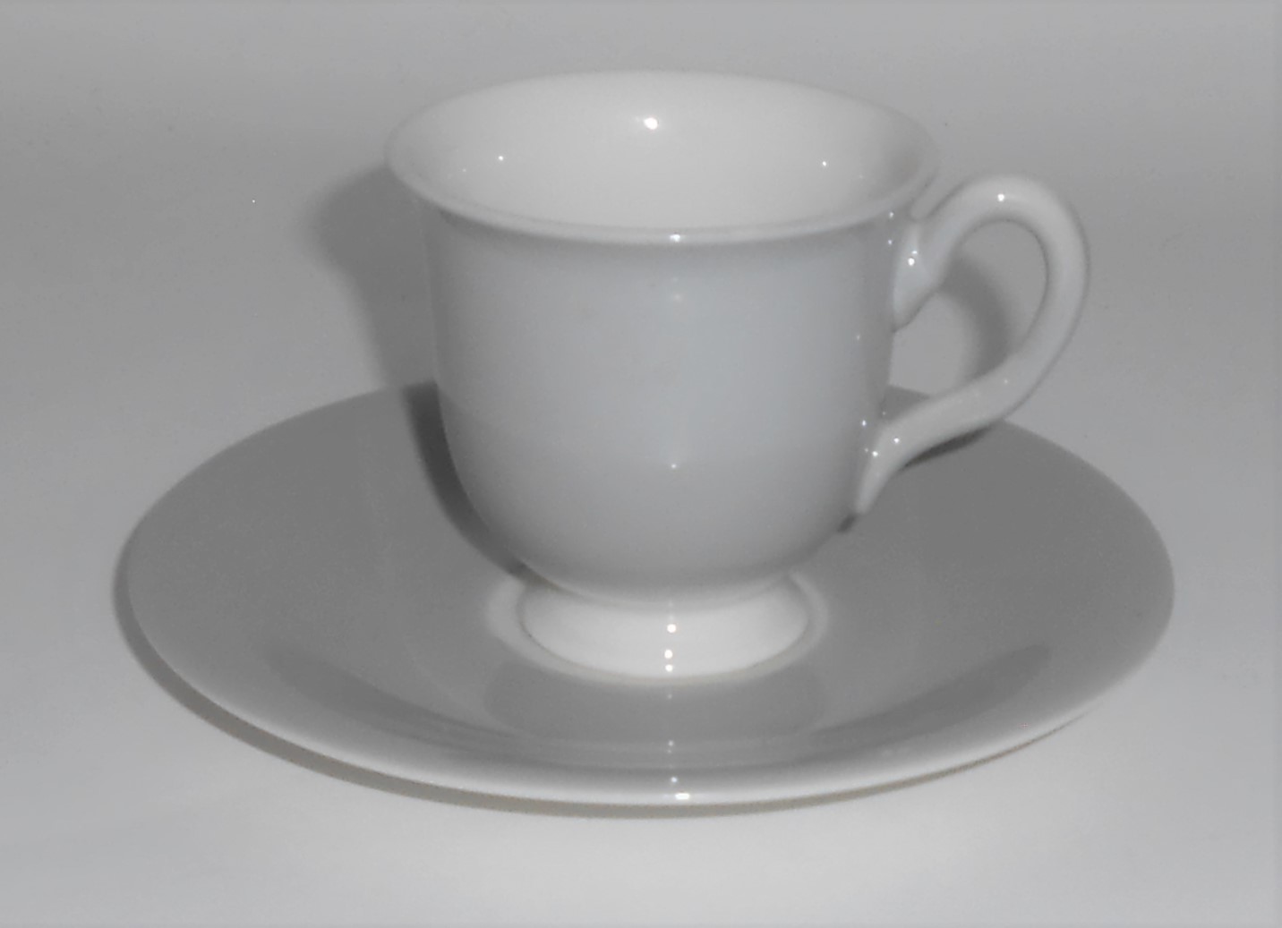 Franciscan China Encino Breakfast Grey Demitasse Cup &