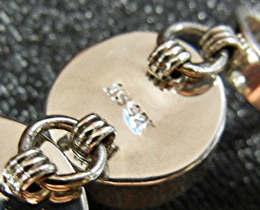 Bracelet Sterling Silver Coral Pearl Toggle Clasp