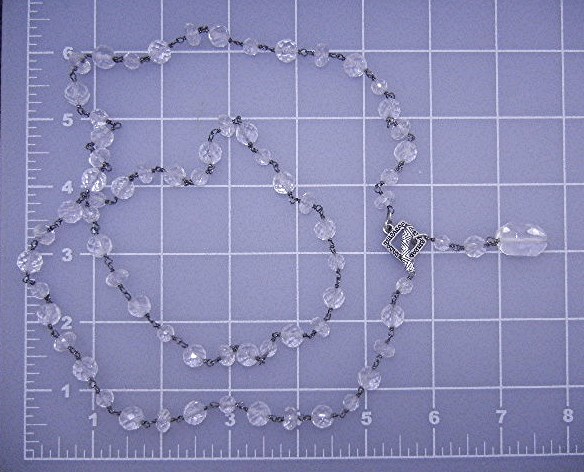 Silpada Sterling Silver Crystal Bead Necklace Retired.
