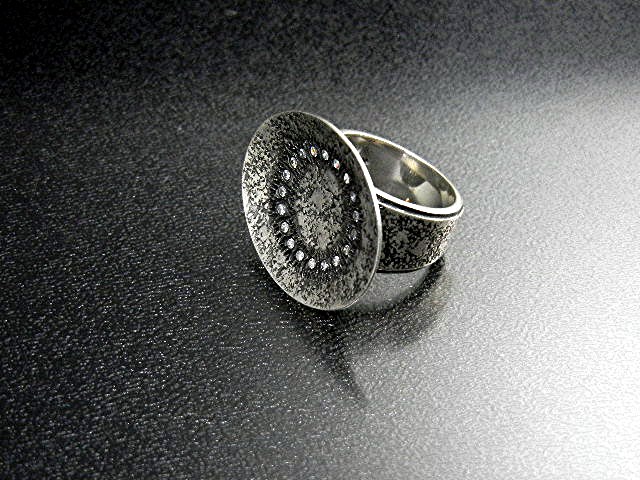 Ring Sterling Silver Crystal SILPADA