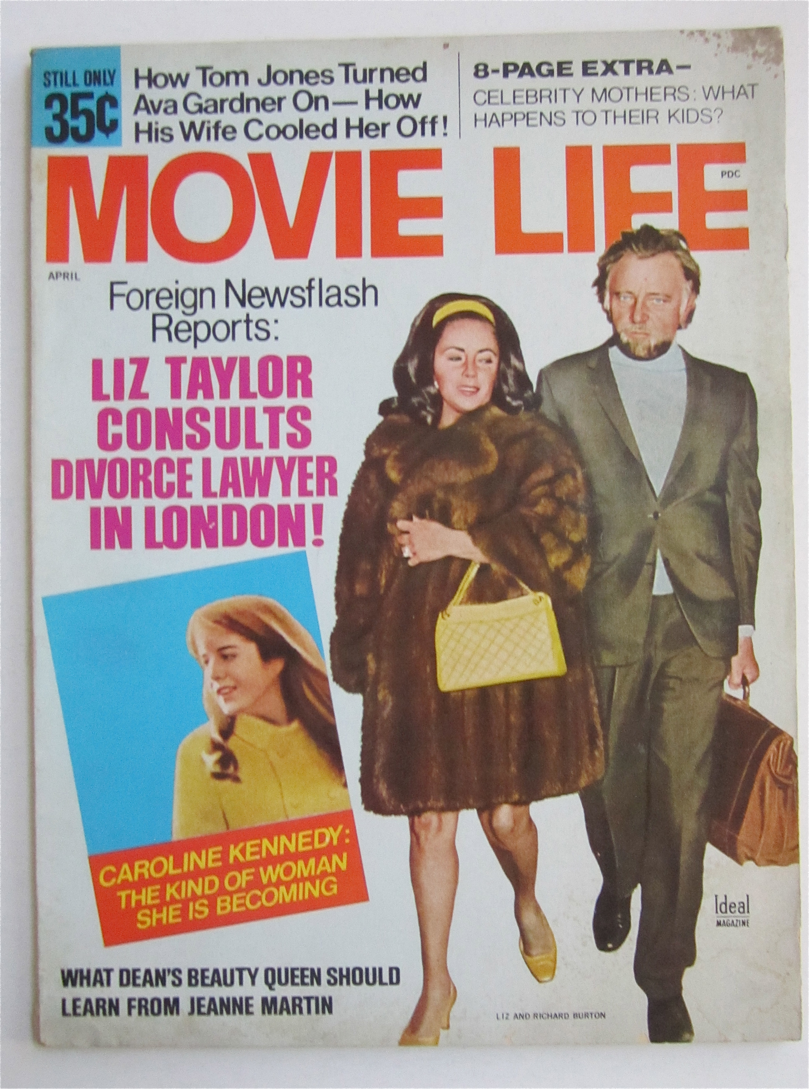 Movie Life Magazine April 1970 Liz Taylor