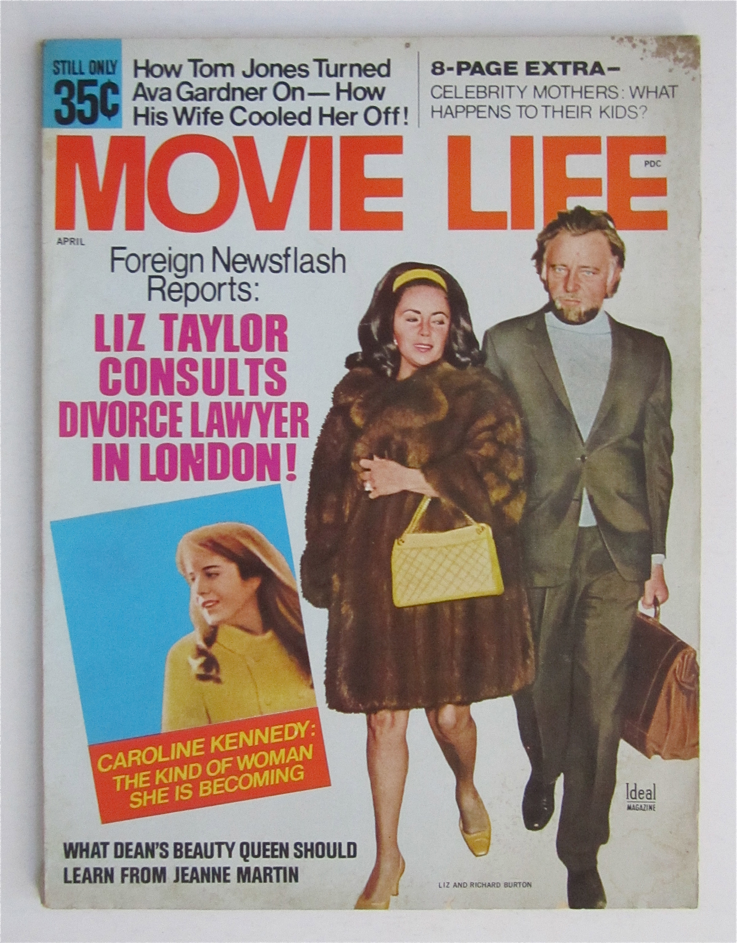 Movie Life Magazine April 1970 Liz Taylor