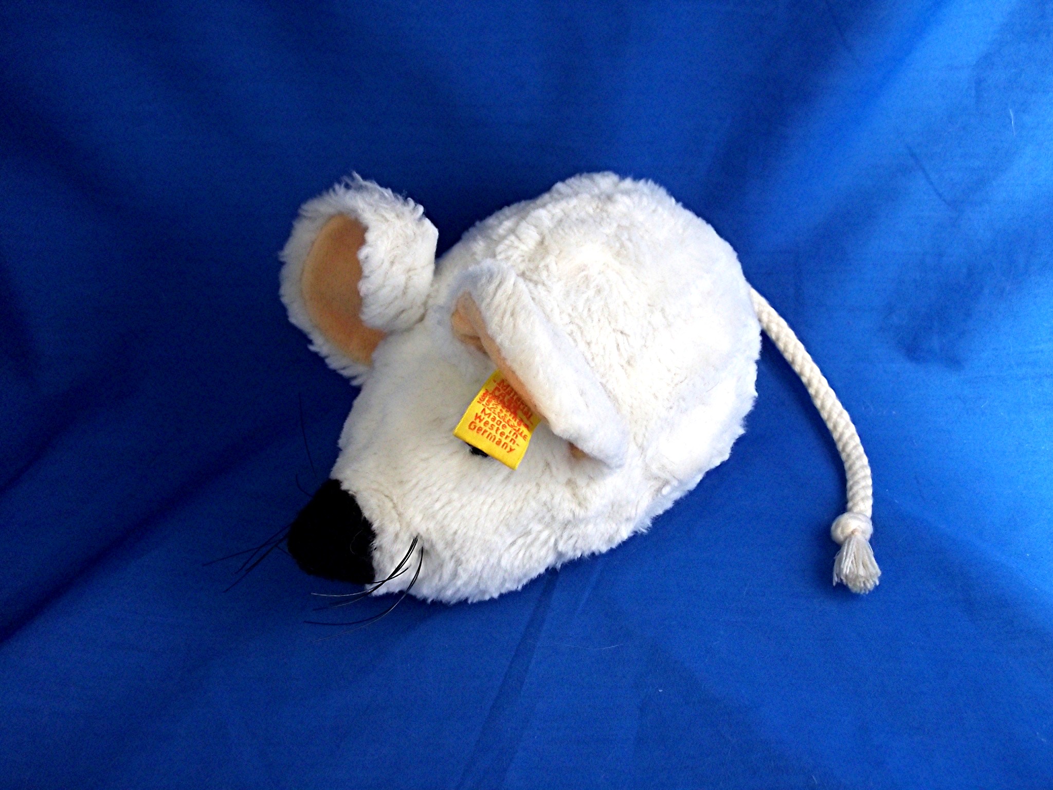 Steiff Cosy Fiep Mouse 5393/15 Cream 1981-85 Button